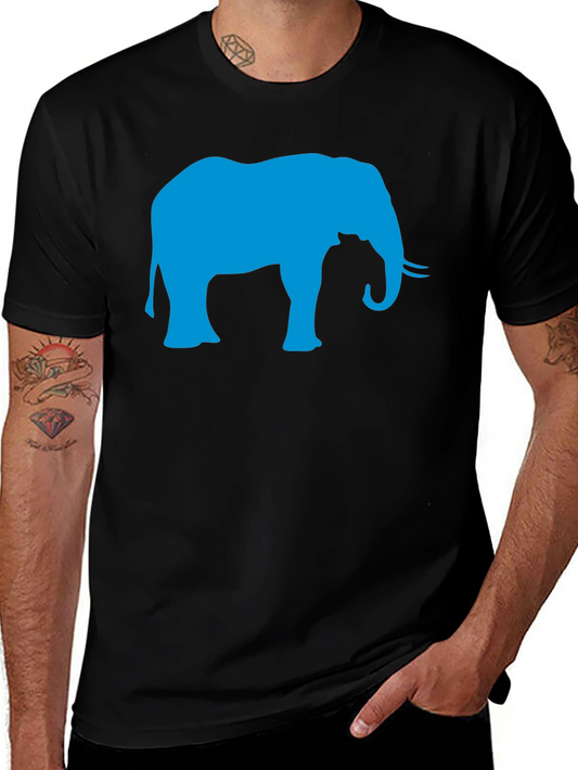 Elephant Graphic T-Shirt - Stylish Animal Print Tee