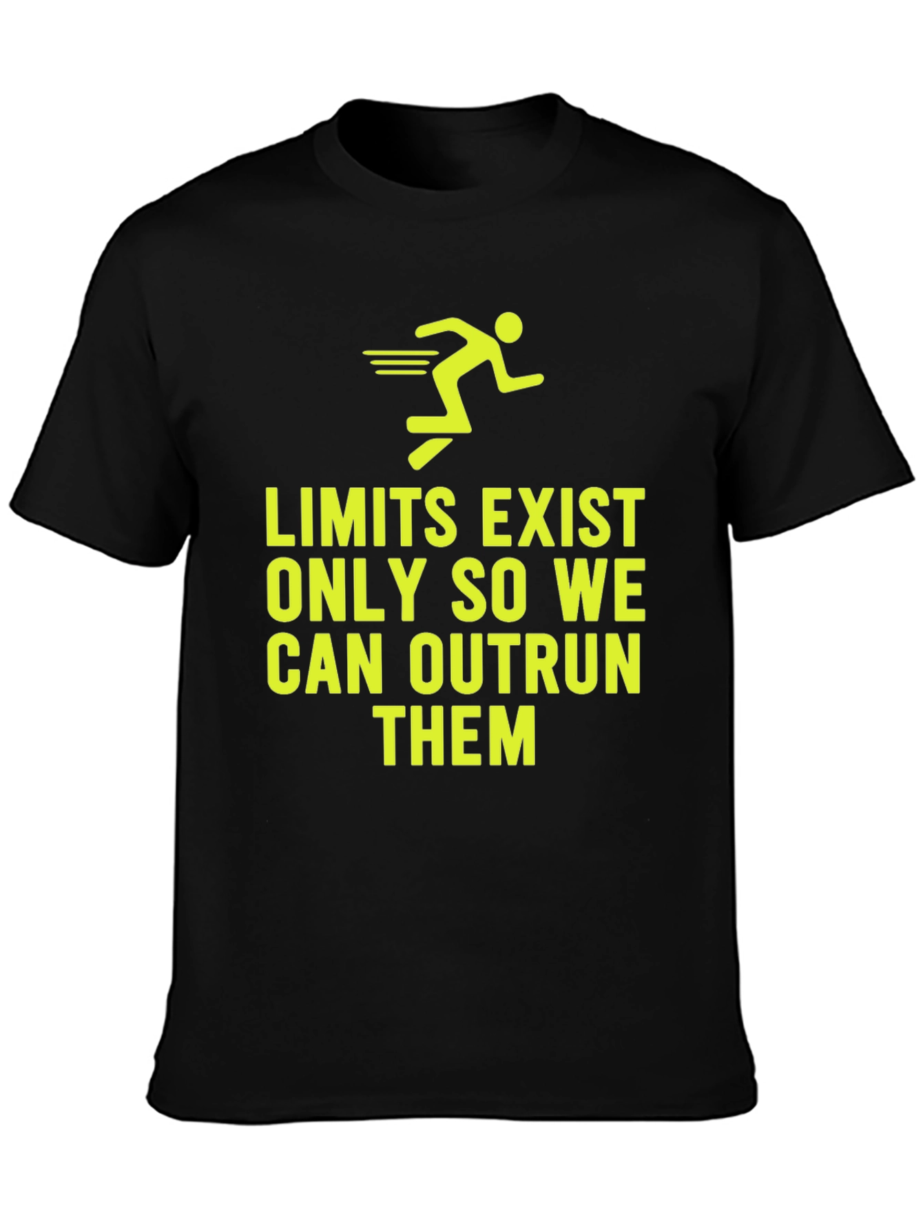 Motivational Run T-Shirt - Outrun Your Limits