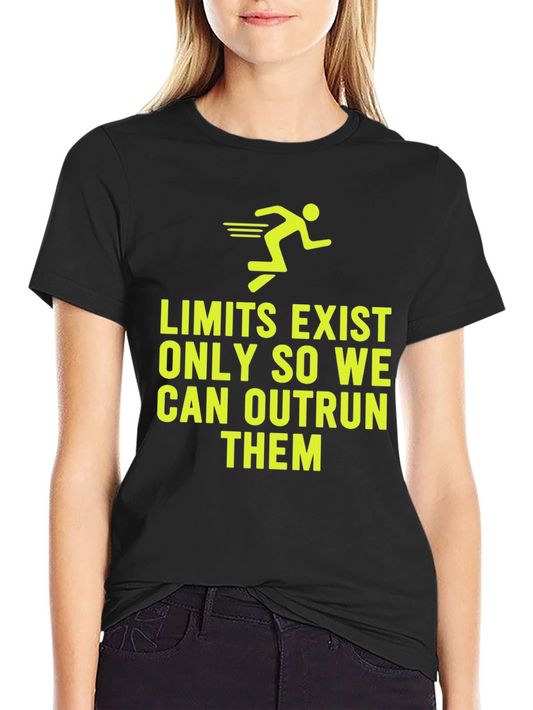 Motivational Run T-Shirt - Outrun Your Limits