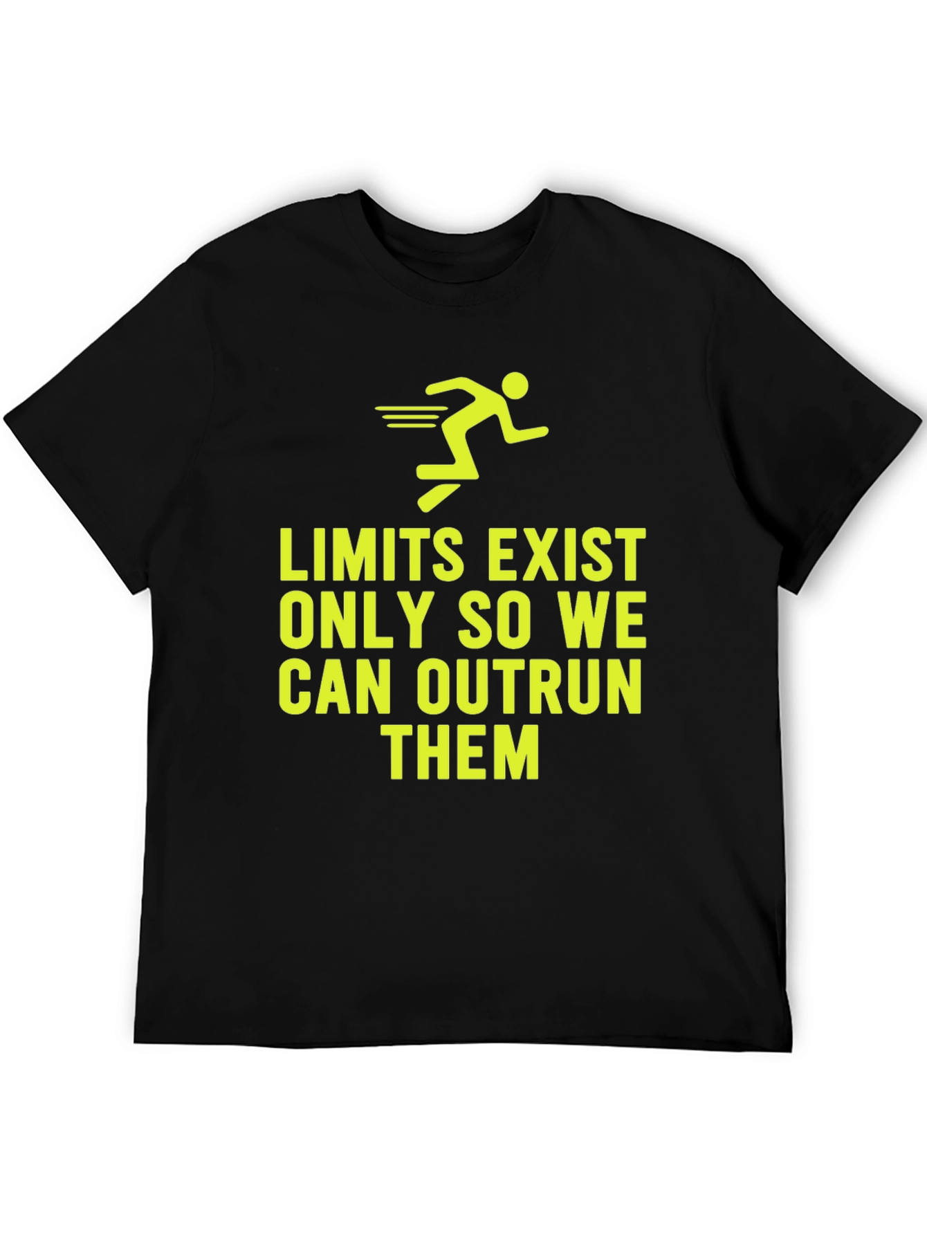 Motivational Run T-Shirt - Outrun Your Limits