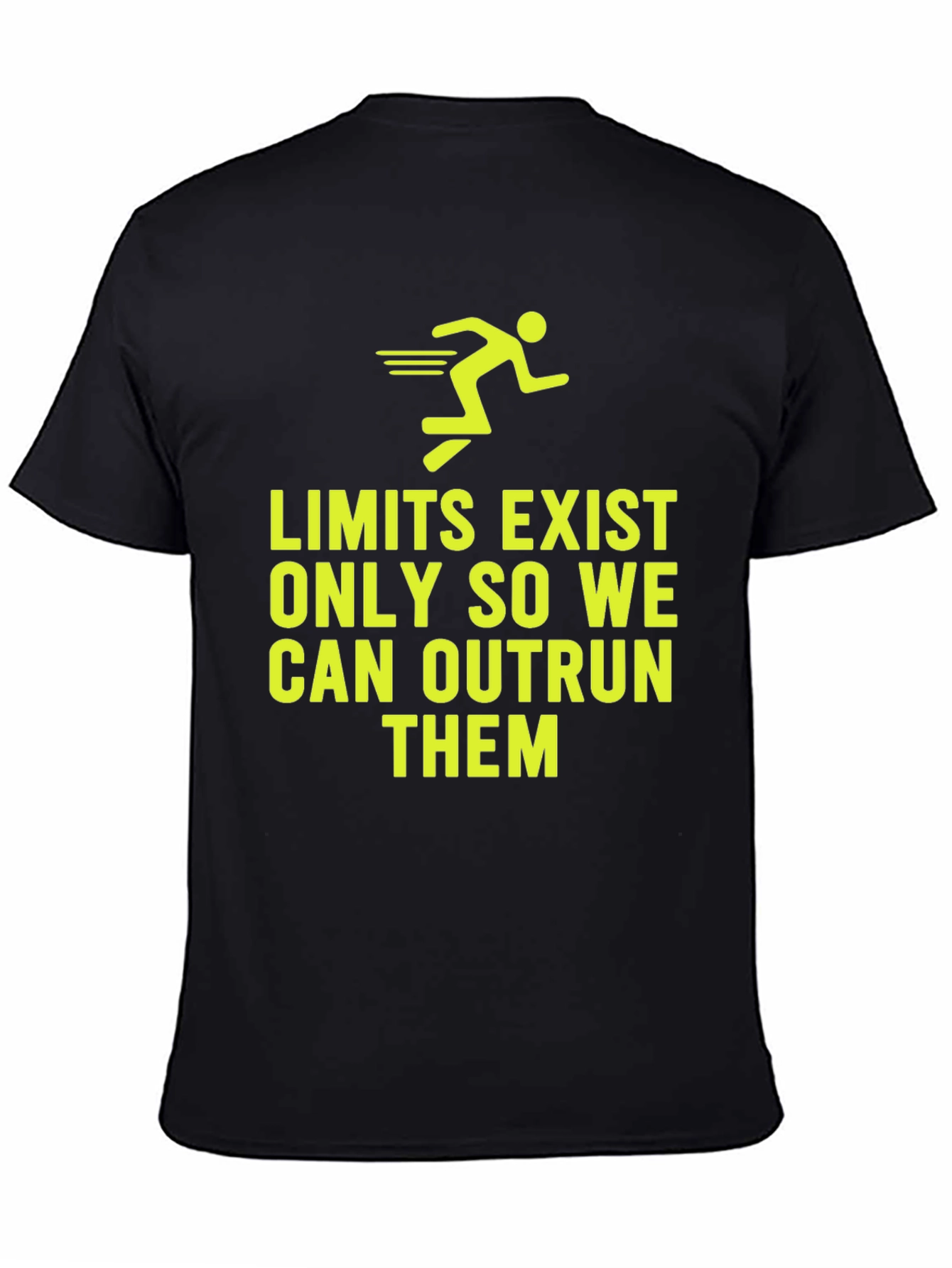 Motivational Run T-Shirt - Outrun Your Limits