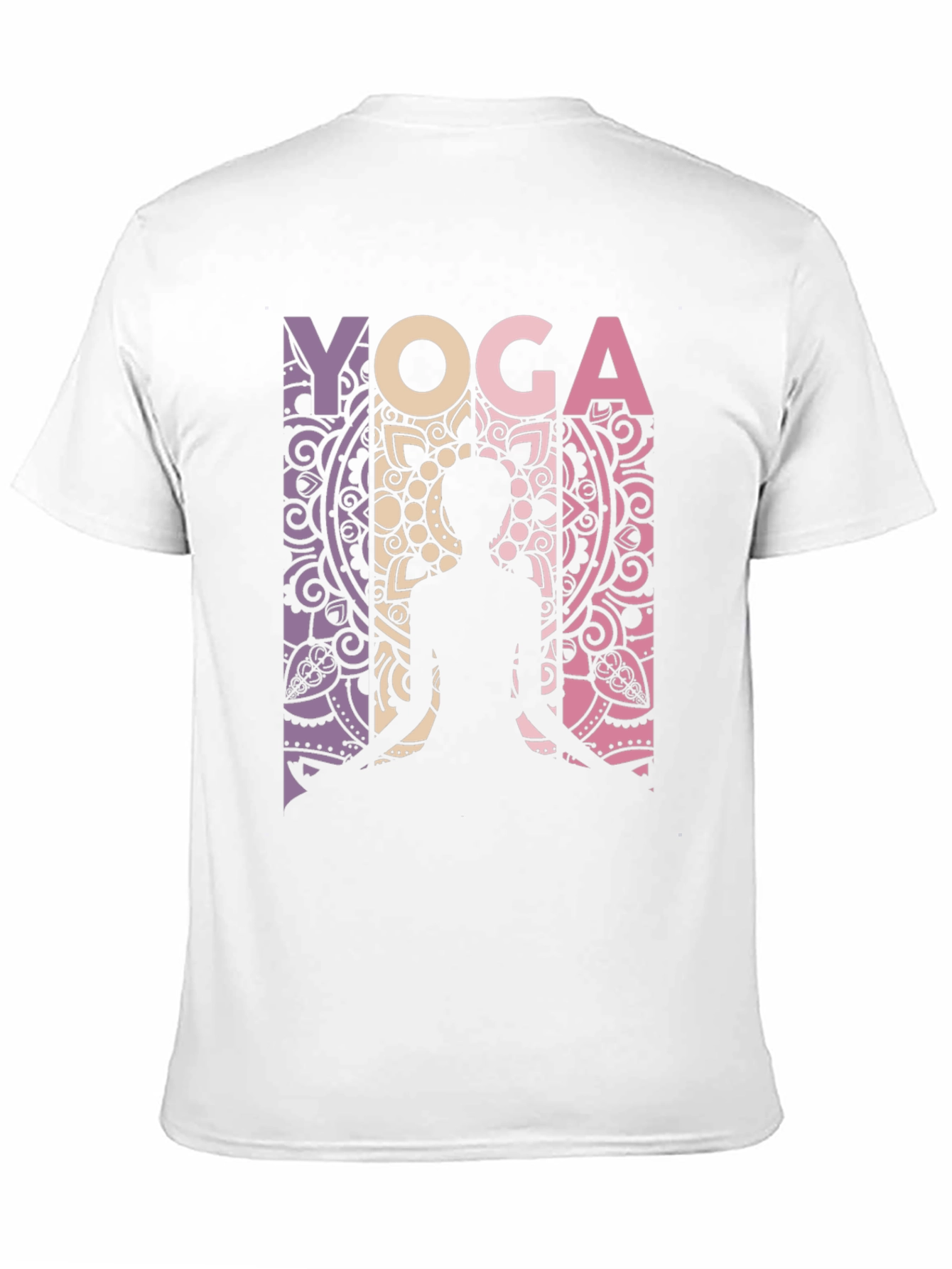 Yoga Mandala Graphic Tee - Relaxed Fit