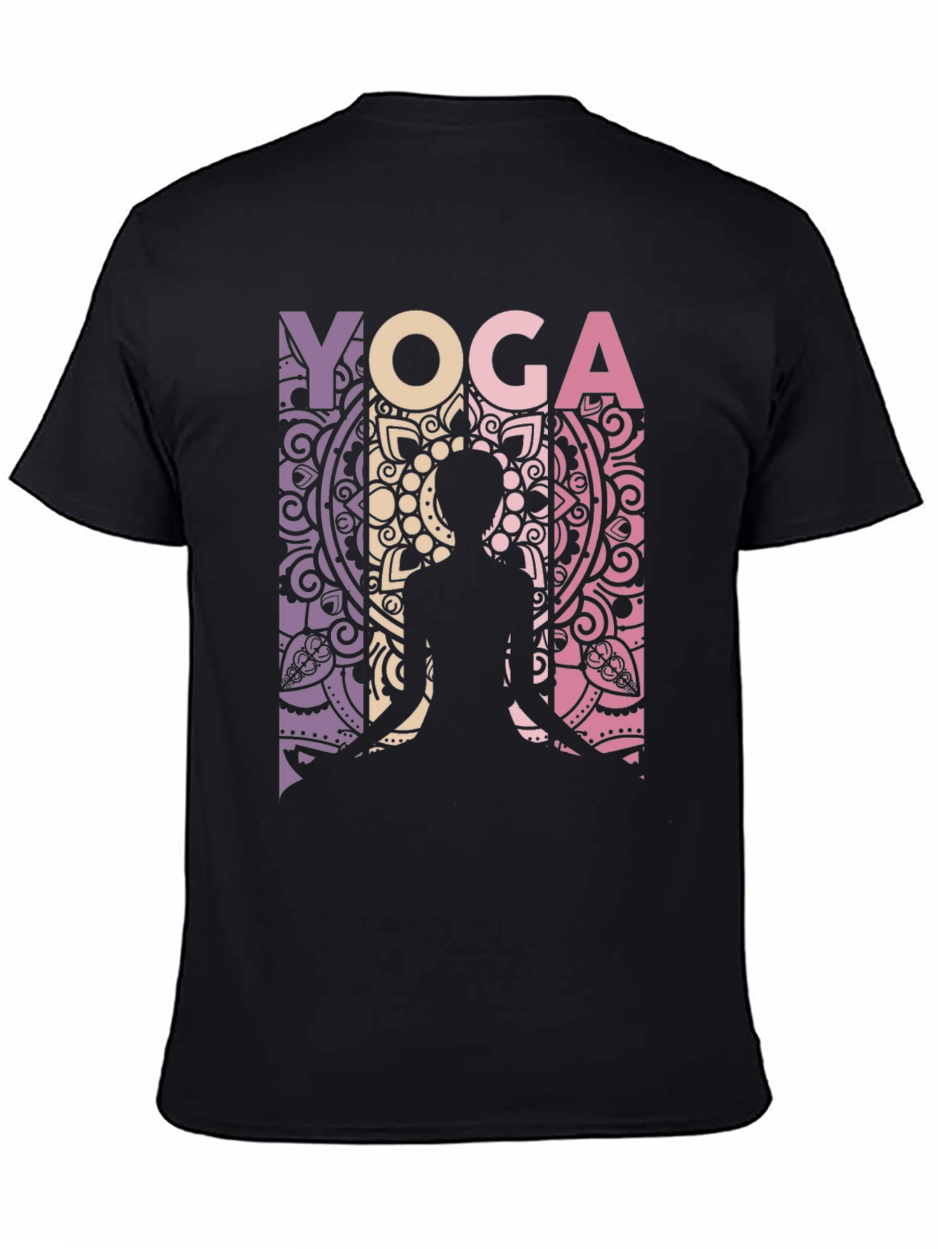 Yoga Mandala Graphic Tee - Relaxed Fit
