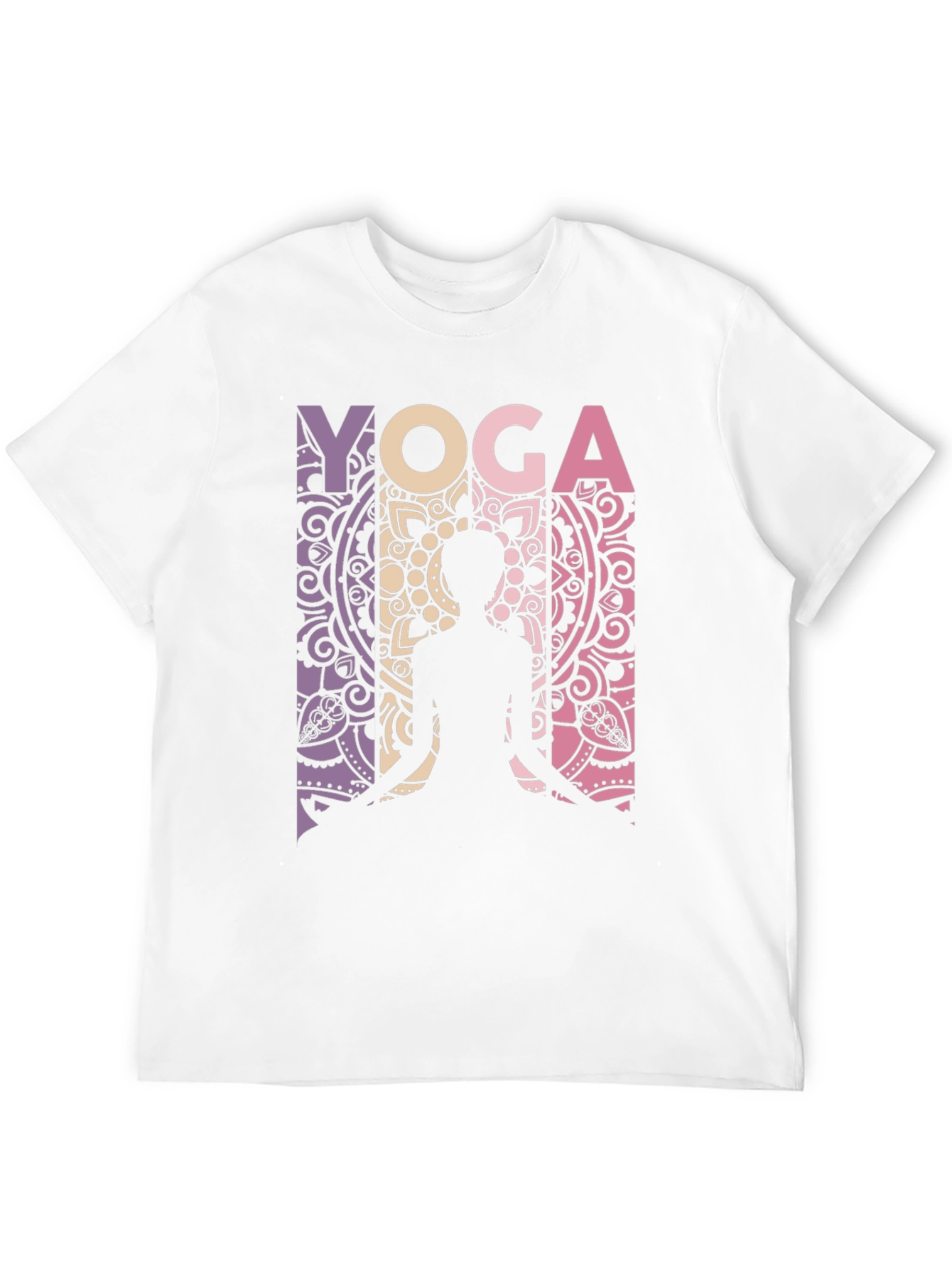 Yoga Mandala Graphic Tee - Relaxed Fit