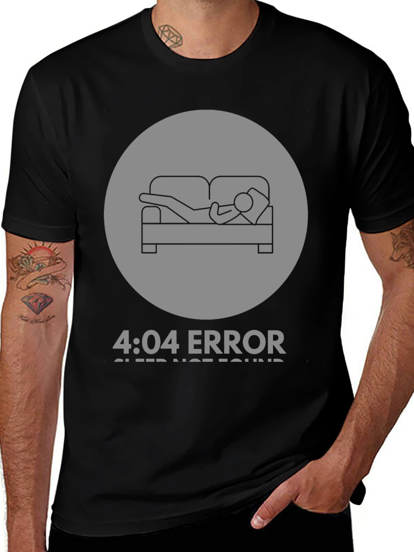 4:04 Error Sleep Not Found Graphic T-Shirt