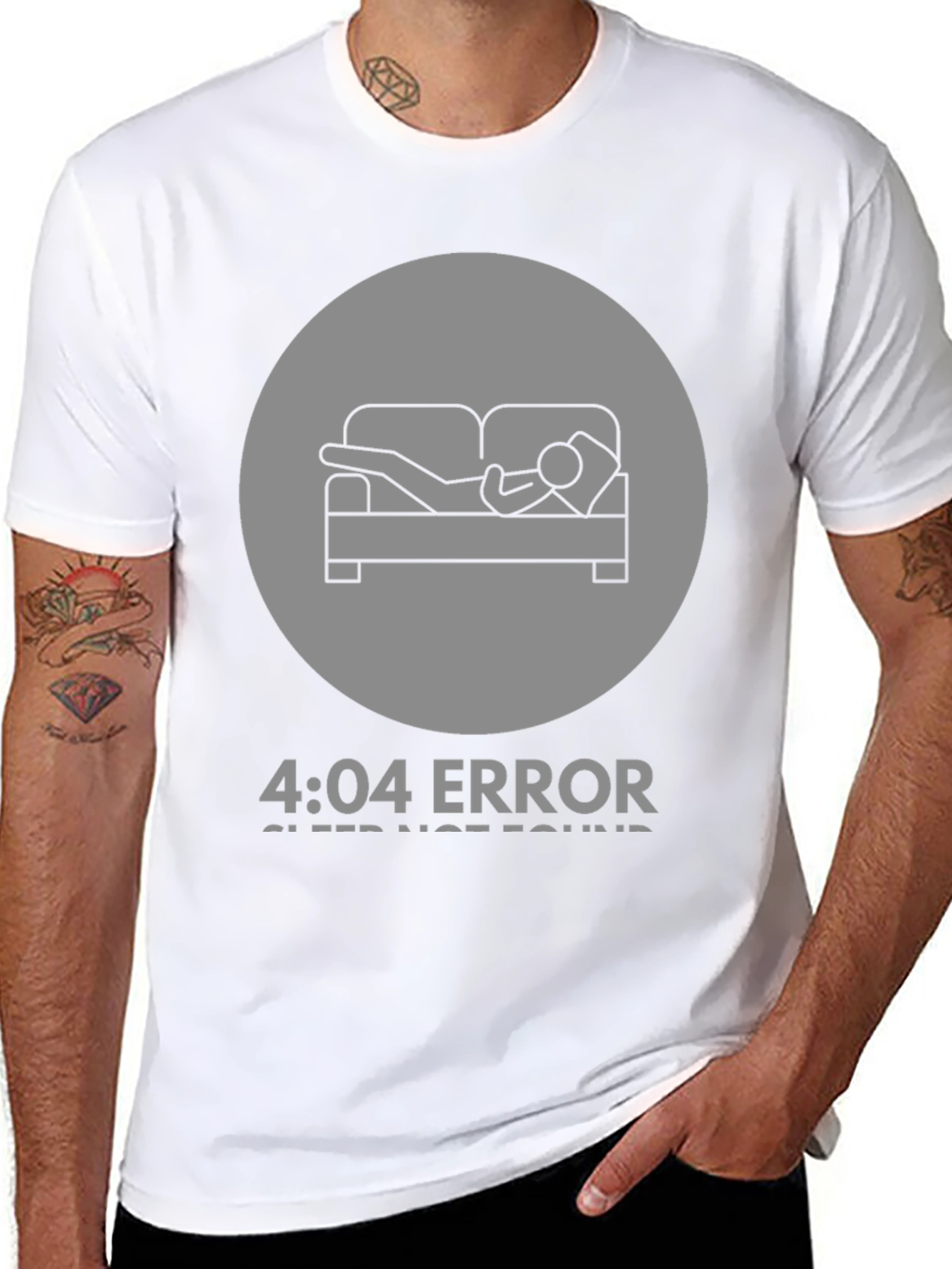 4:04 Error Sleep Not Found Graphic T-Shirt