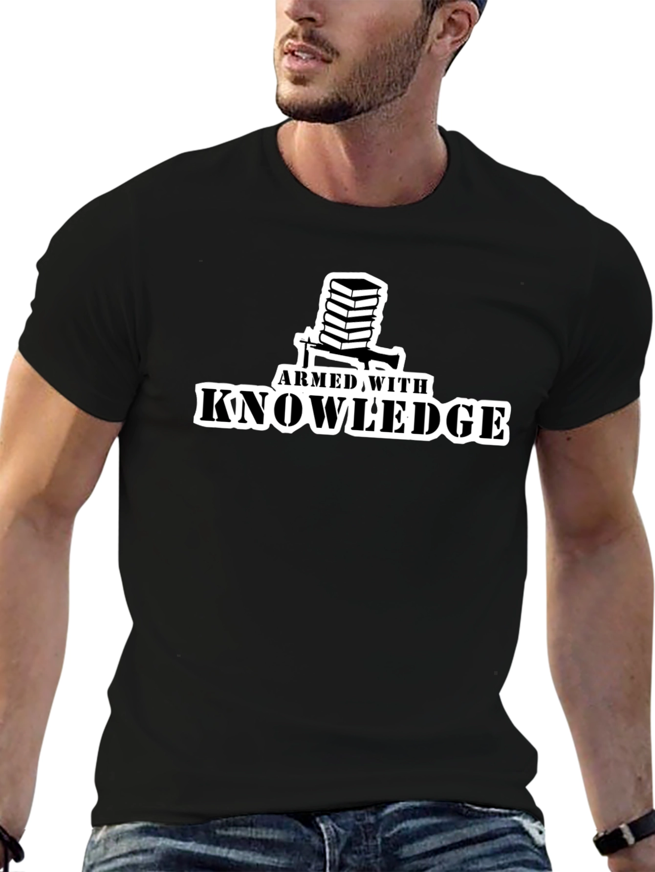 Armed with Knowledge T-Shirt
