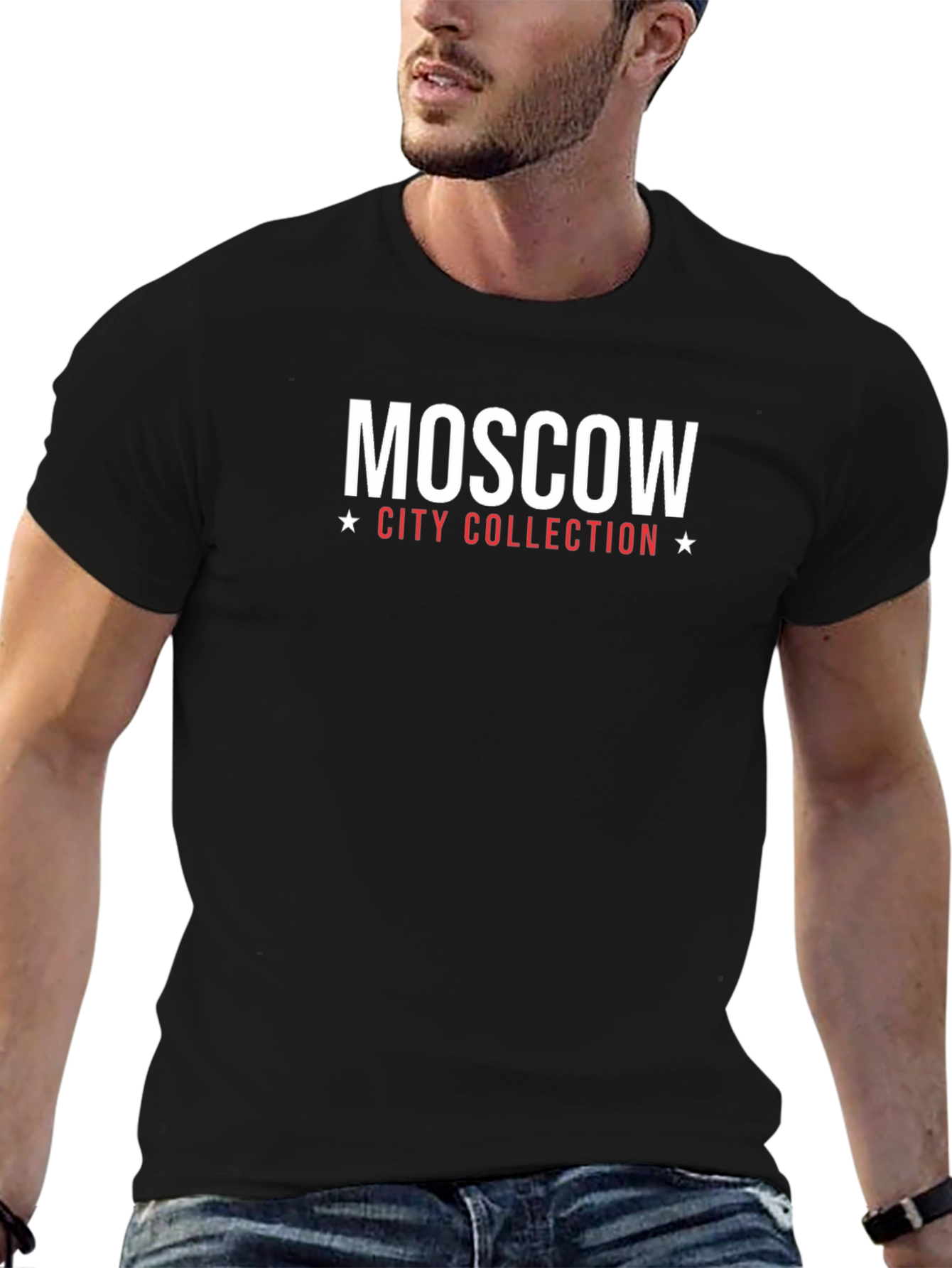 Moscow City Collection Black T-Shirt