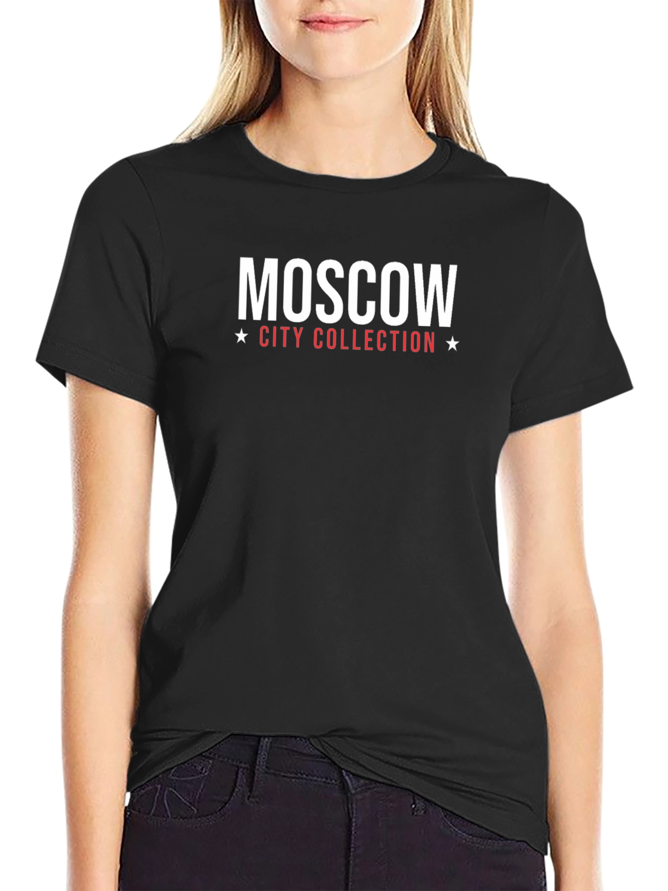 Moscow City Collection Black T-Shirt