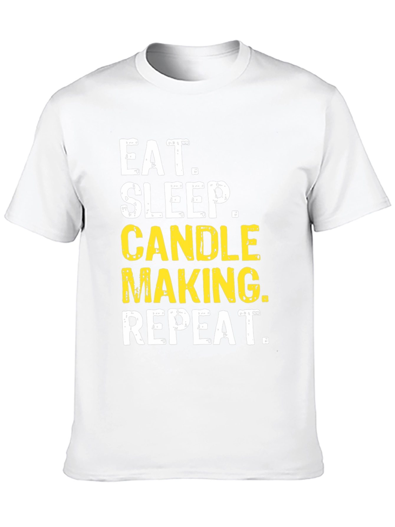Candle Making T-Shirt Eat Sleep Repeat