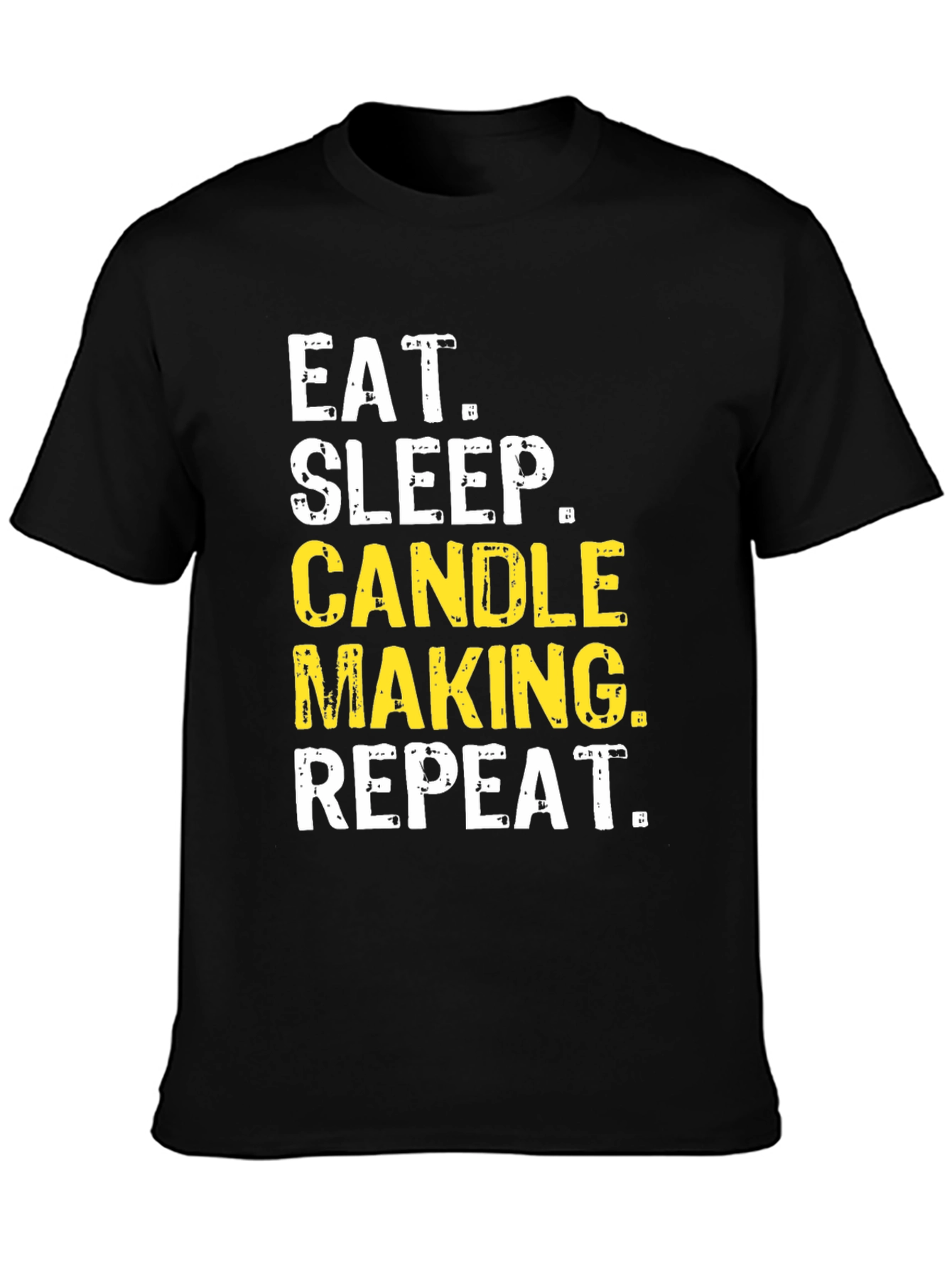 Candle Making T-Shirt Eat Sleep Repeat