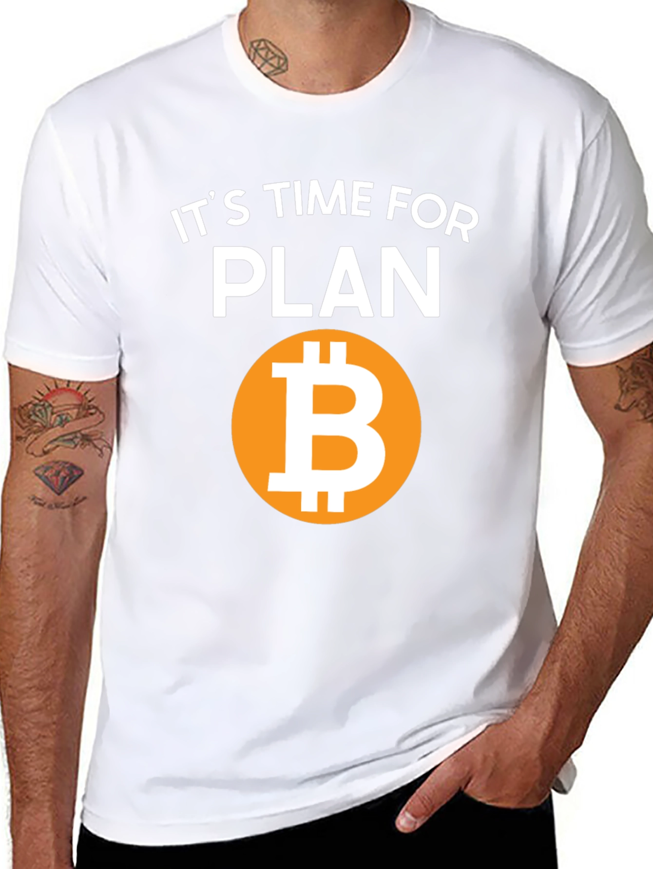Plan B Bitcoin Graphic T-Shirt