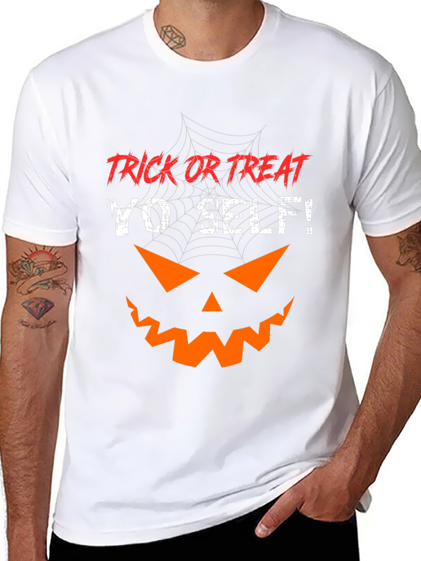 Trick or Treat Yo Self! Halloween Graphic Tee