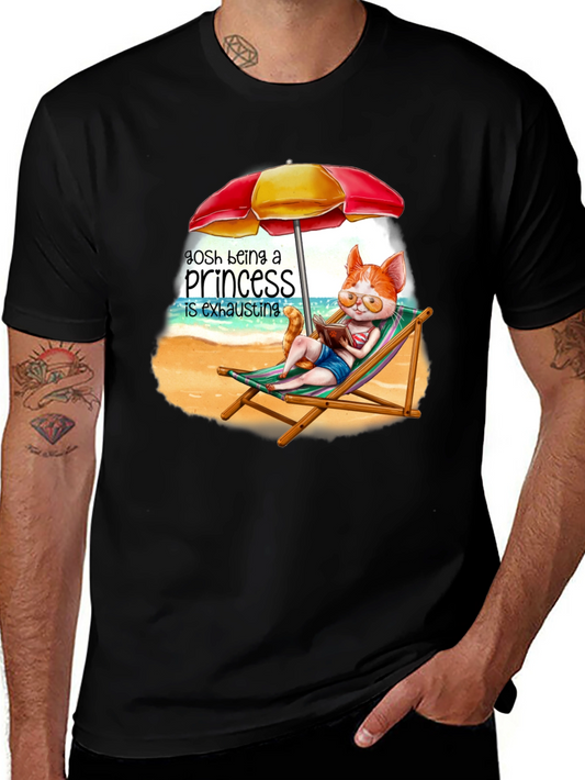 Relaxing Cat Princess T-Shirt