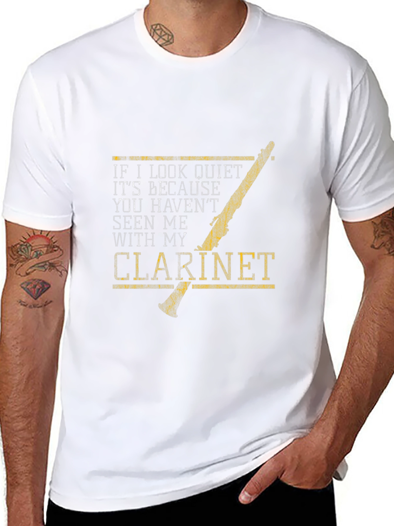 Clarinet Player T-Shirt - Music Lover Gift