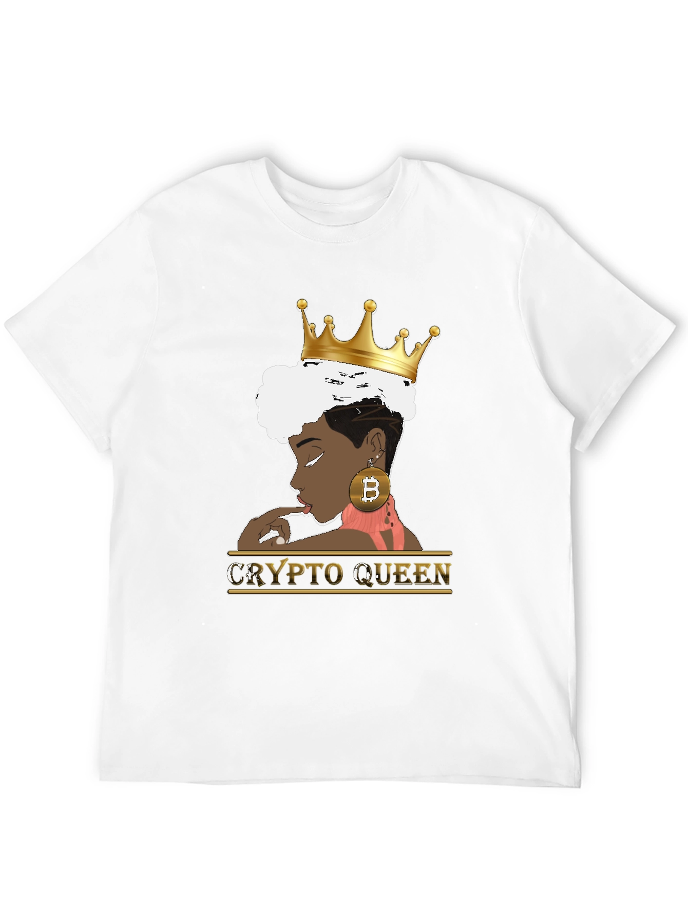 Crypto Queen Black Graphic Tee