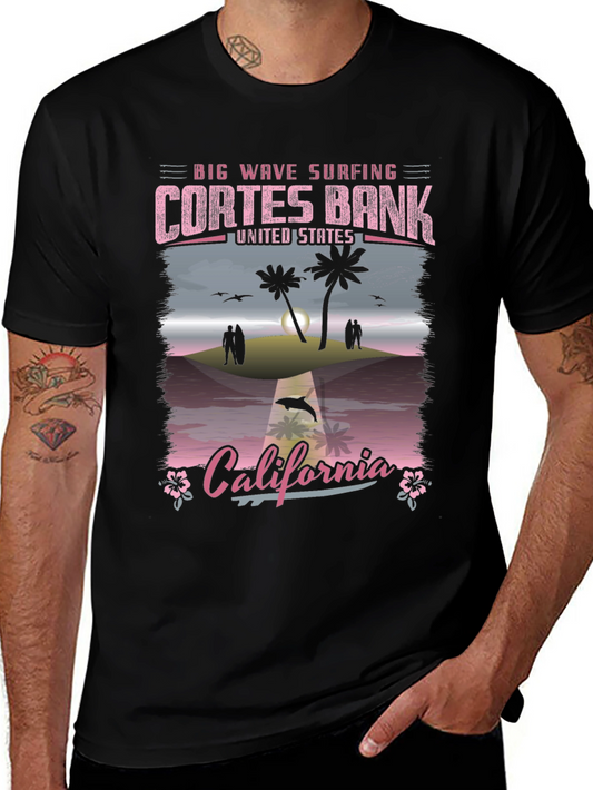 Cortes Bank California Surfing Tee