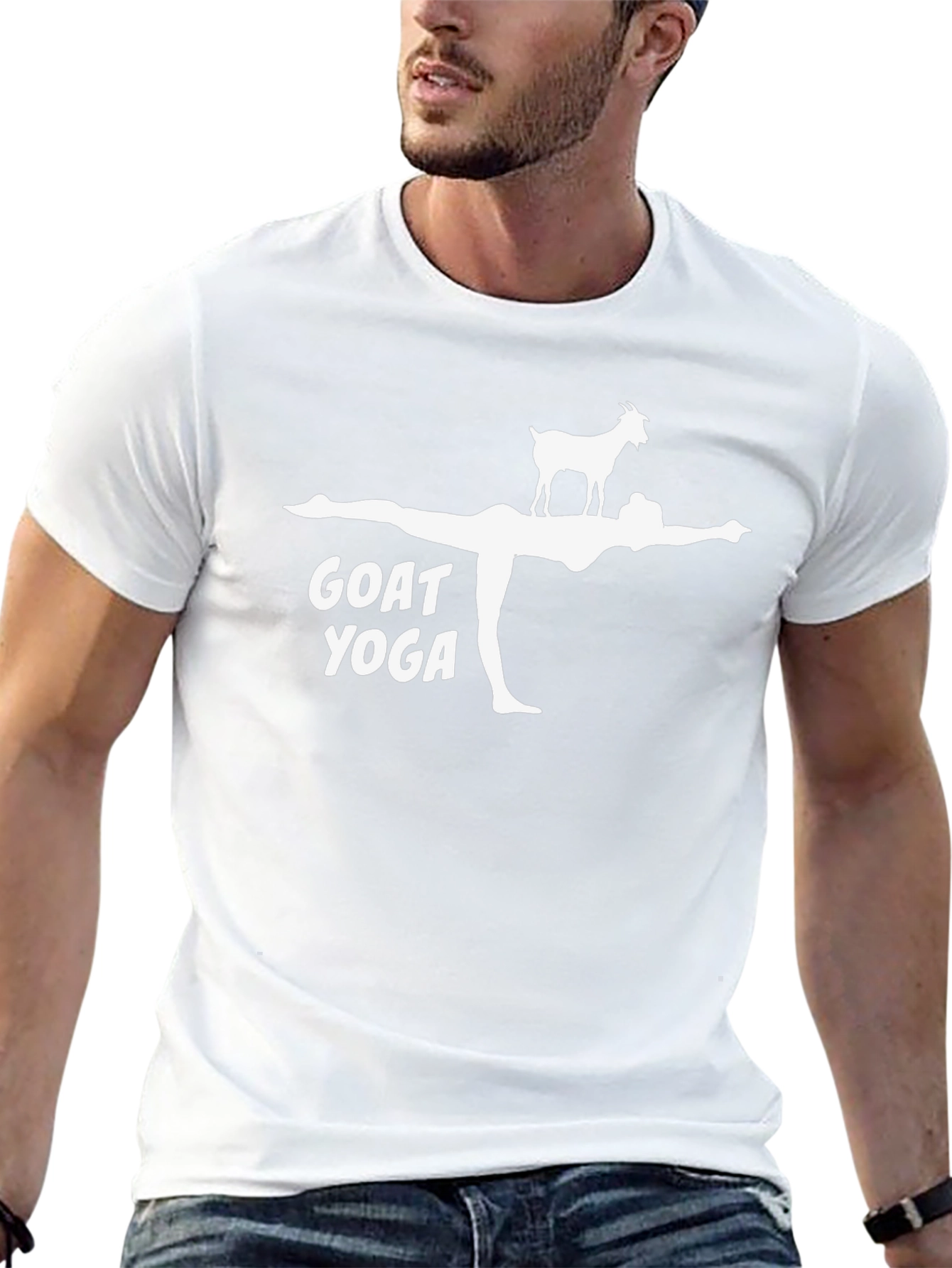 Goat Yoga Graphic T-Shirt