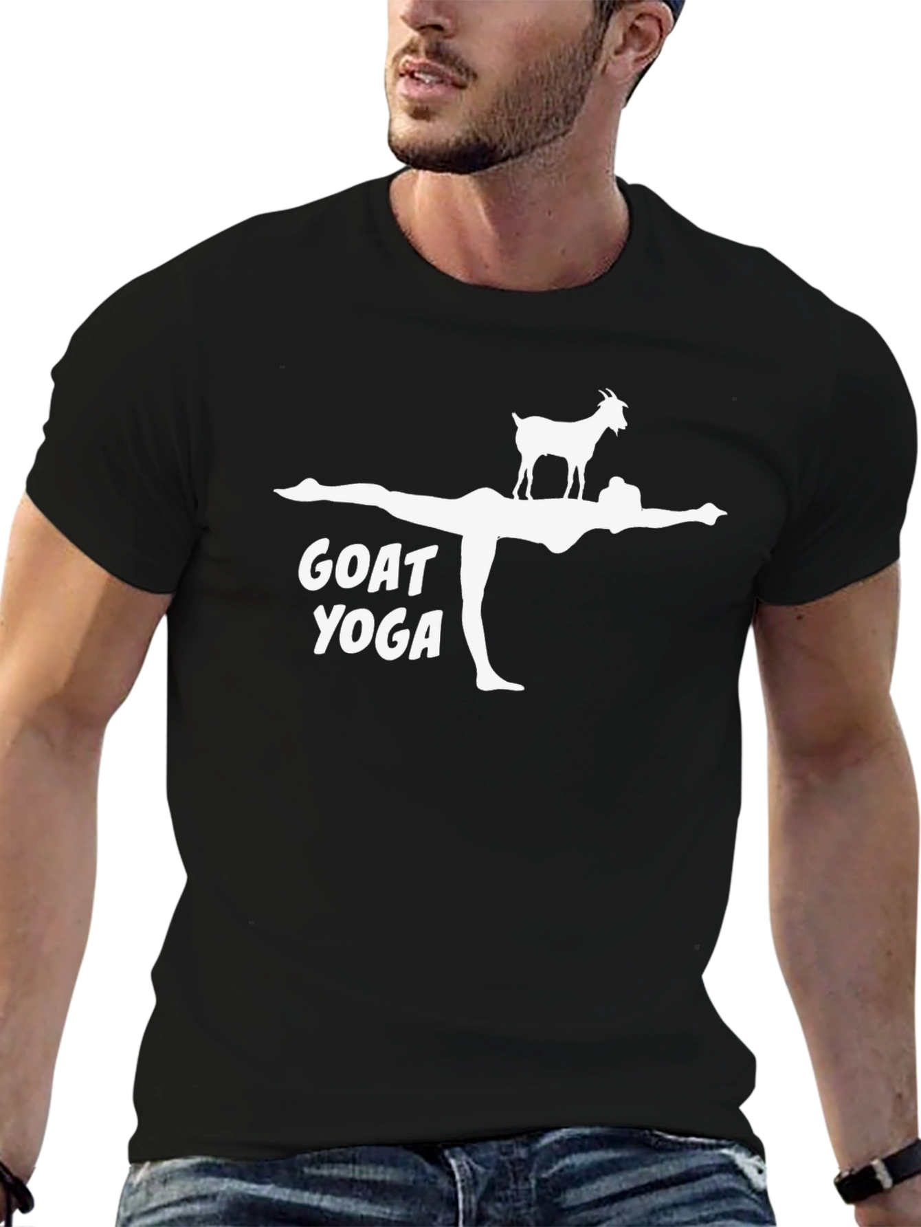 Goat Yoga Graphic T-Shirt