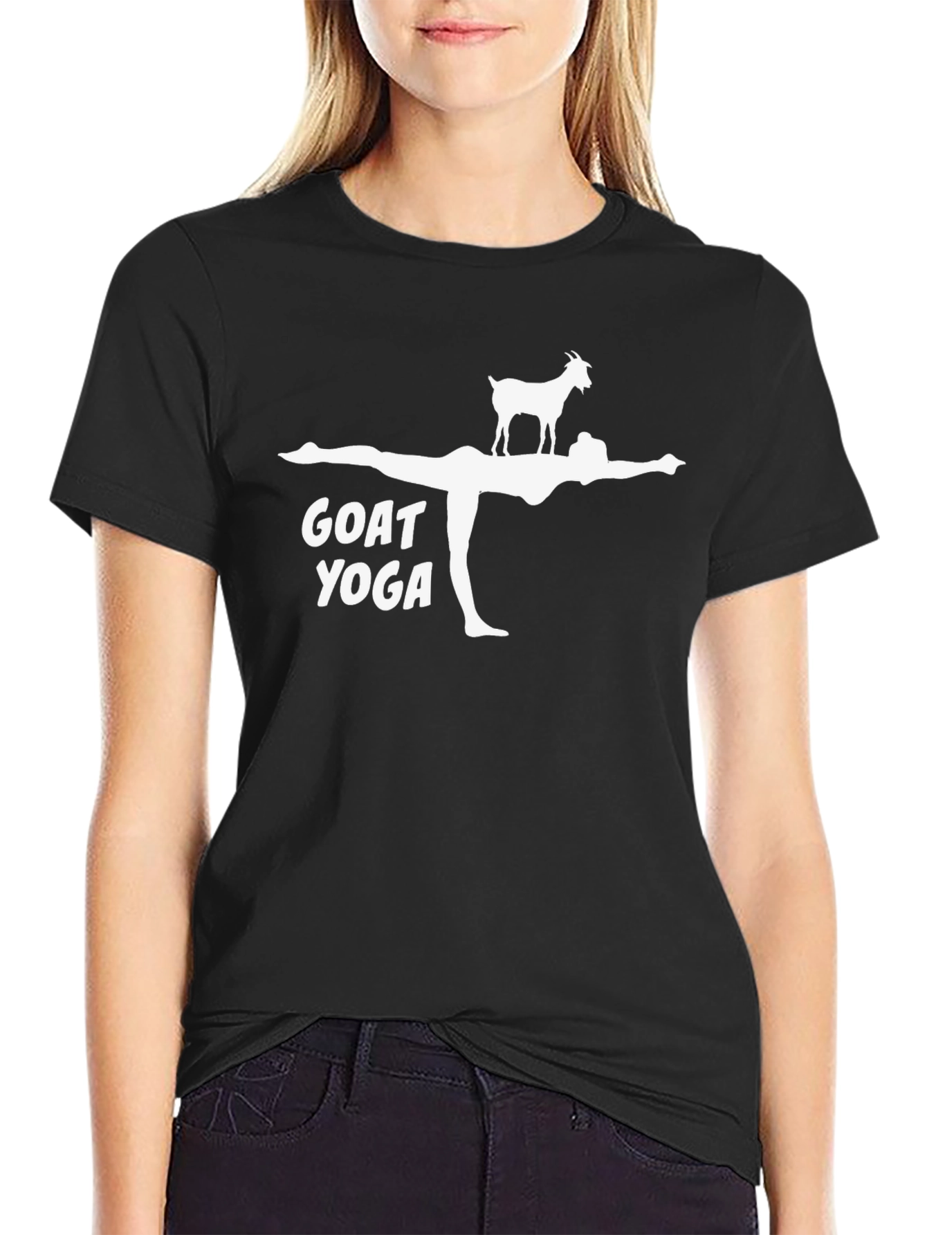 Goat Yoga Graphic T-Shirt