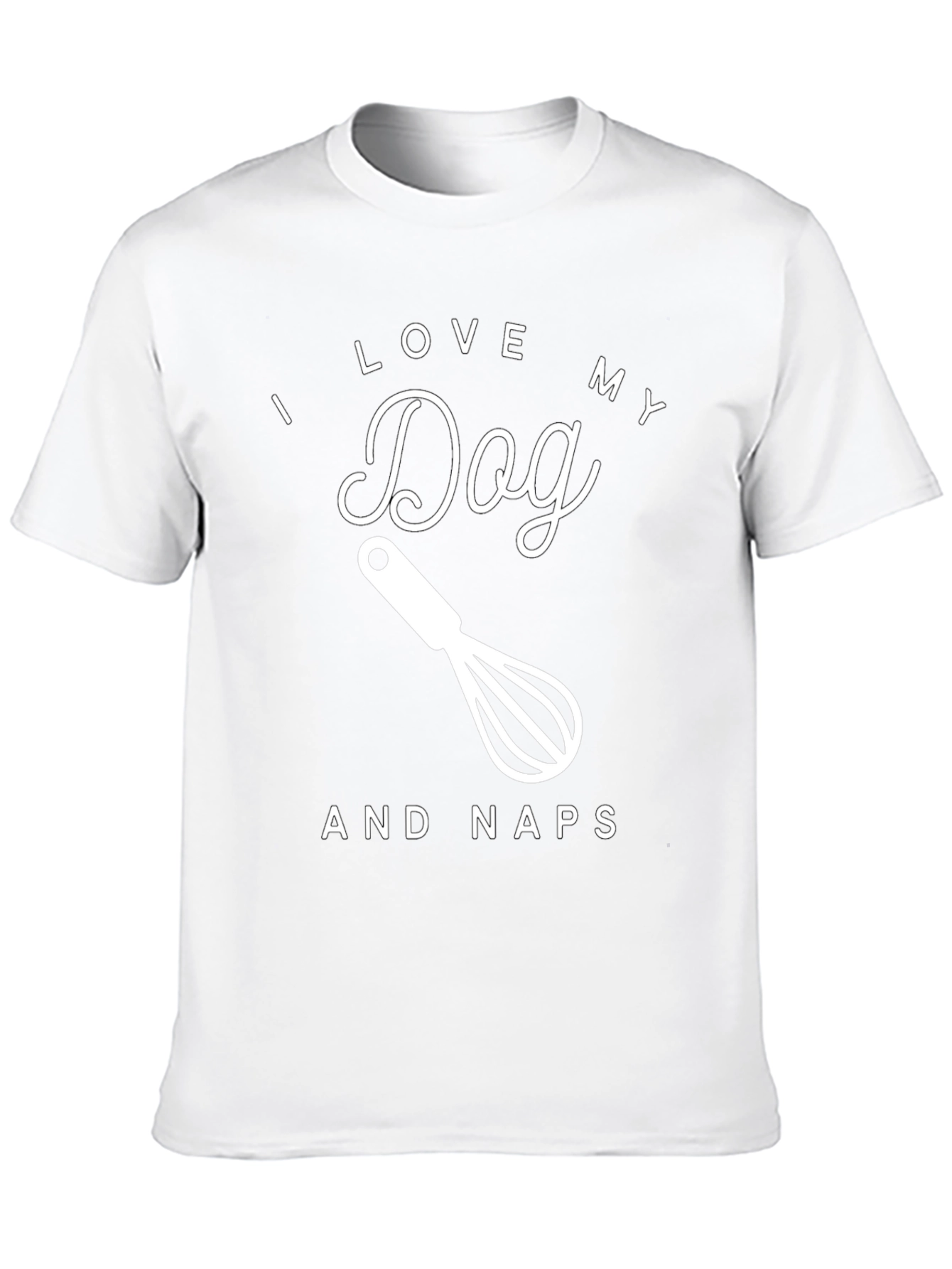 I Love My Dog And Naps Graphic Tee