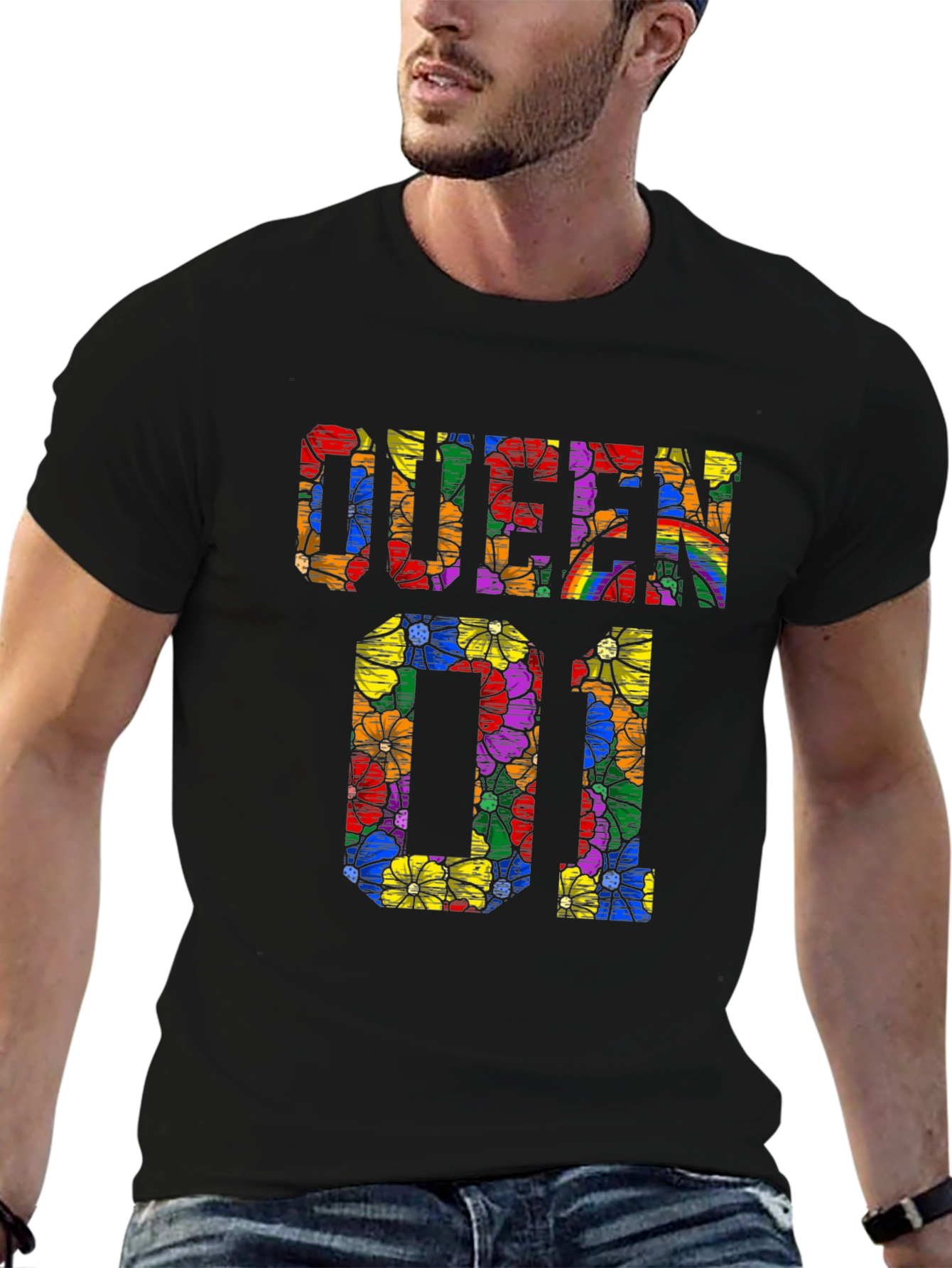 Queen 01 Floral Pride T-Shirt