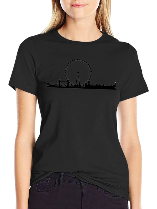 London Skyline Silhouette Graphic Tee