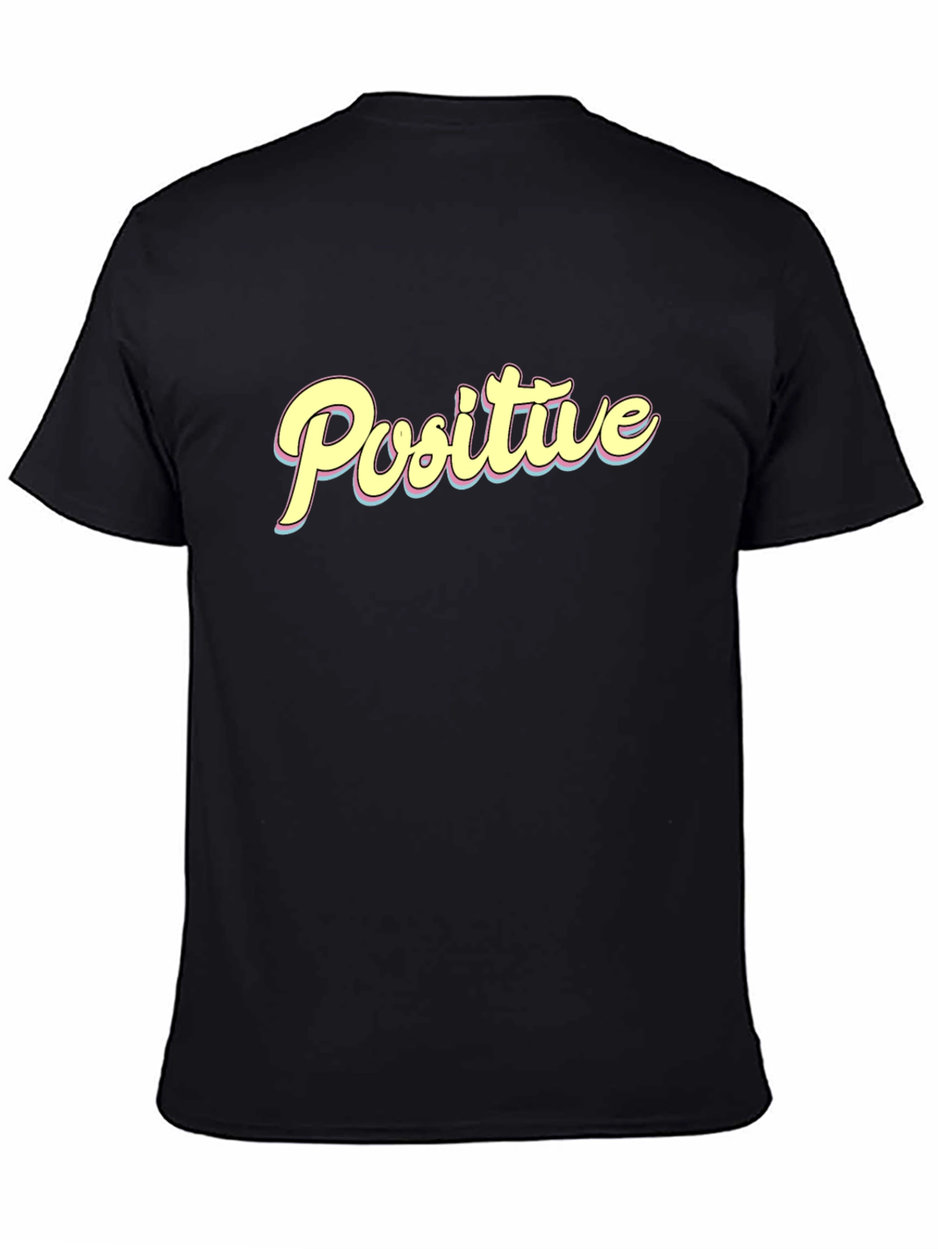Positive Vibes Graphic Tee - Black T-Shirt