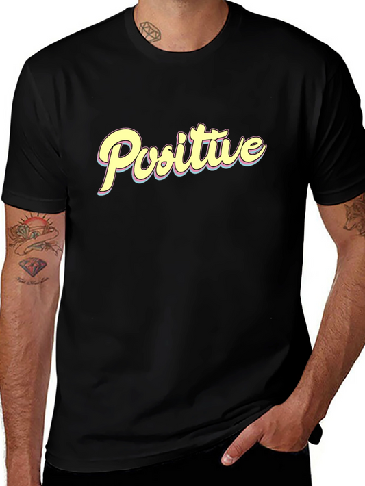 Positive Vibes Graphic Tee - Black T-Shirt
