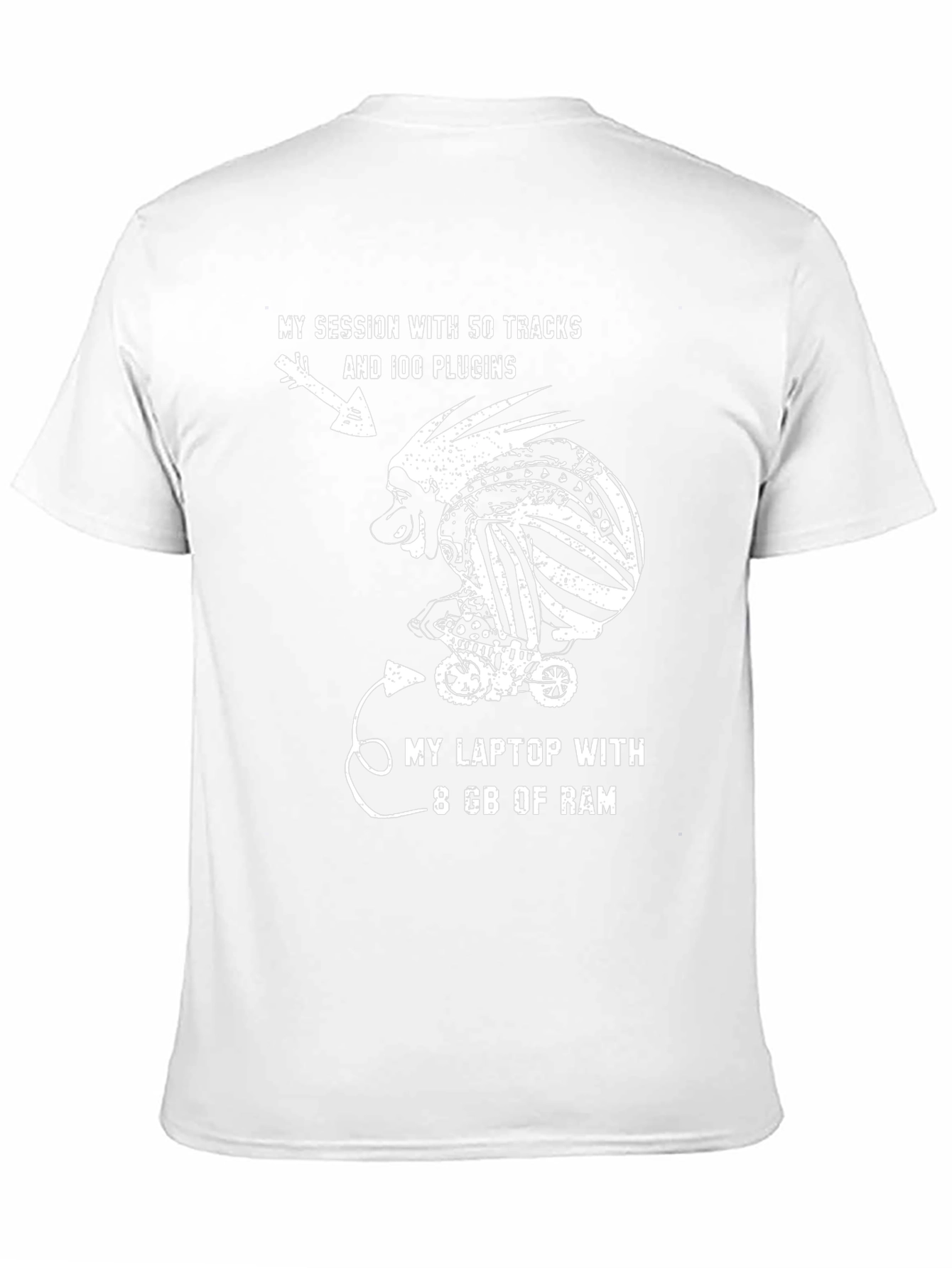 Funny Music Producer T-Shirt: 8GB RAM Struggles