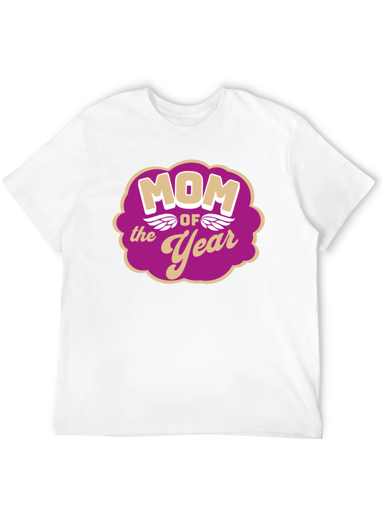 Mom of the Year Graphic Tee - Black