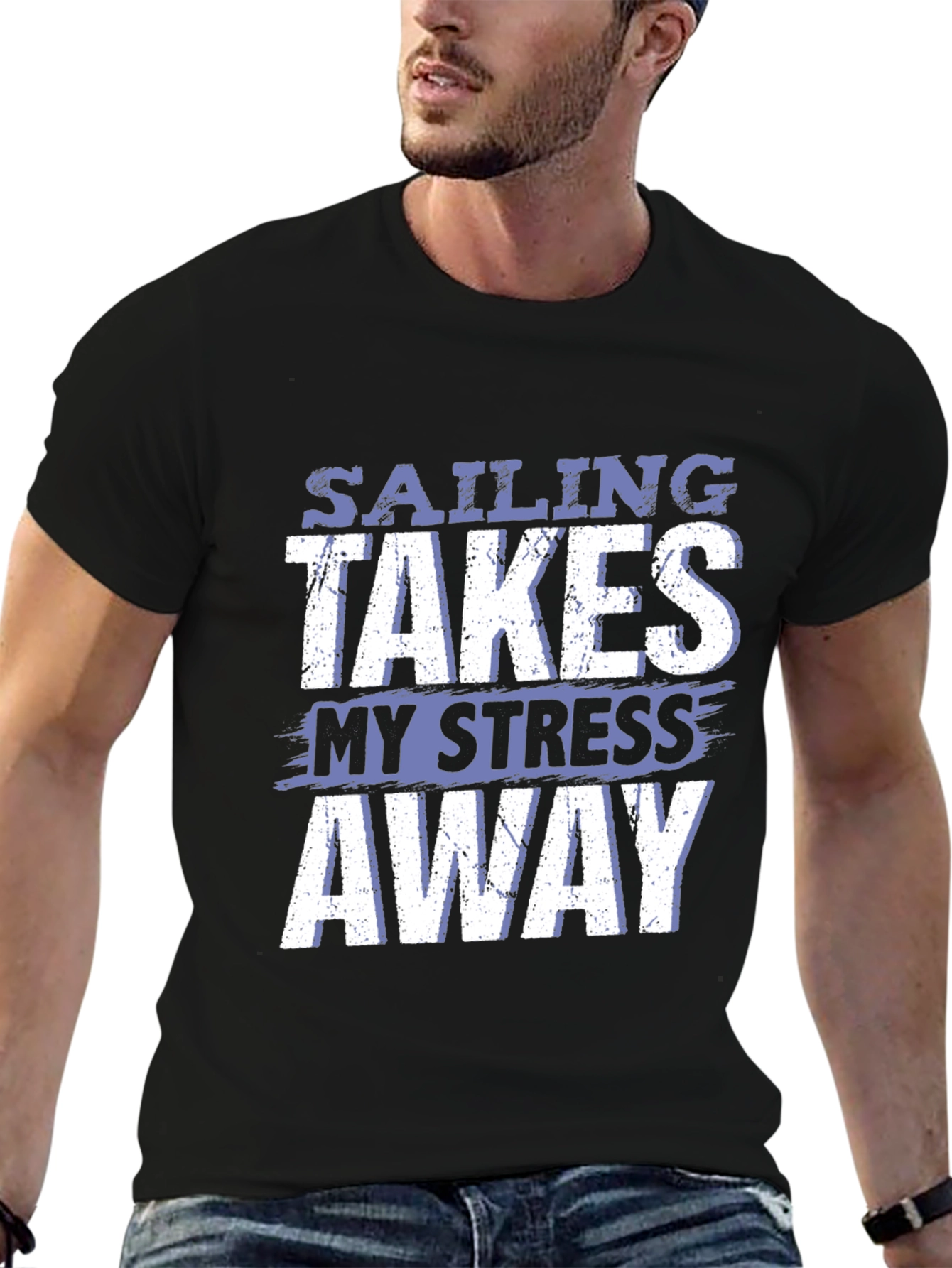 Sailing Takes My Stress Away T-Shirt