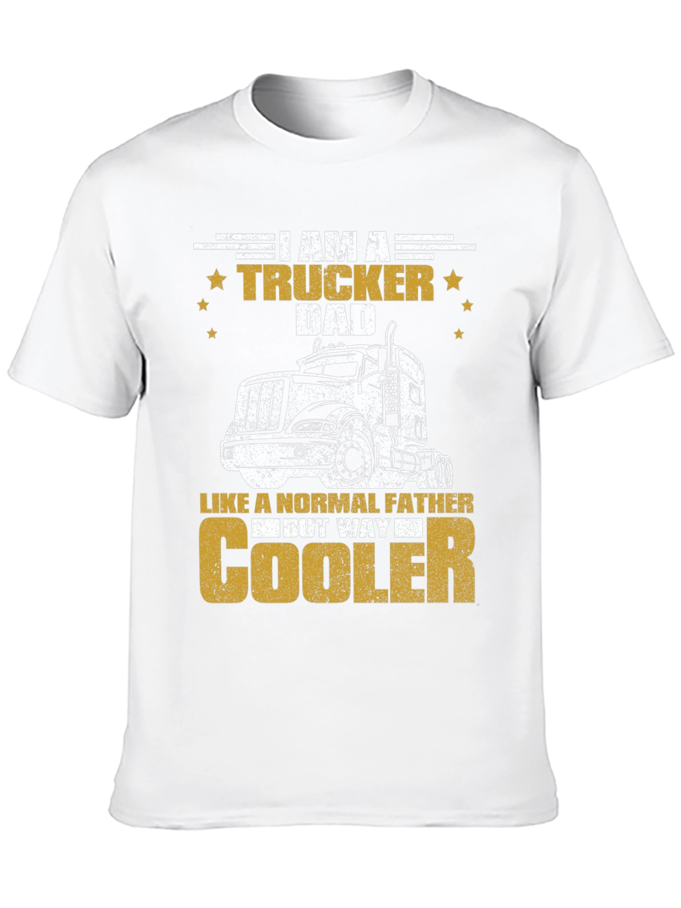 Trucker Dad T-Shirt - Cool Fathers Day Gift