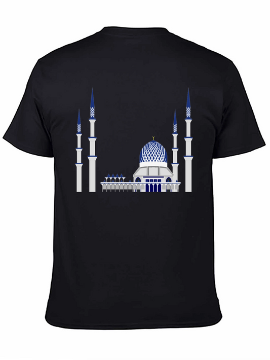 Mosque Graphic Tee - Mens Black T-Shirt