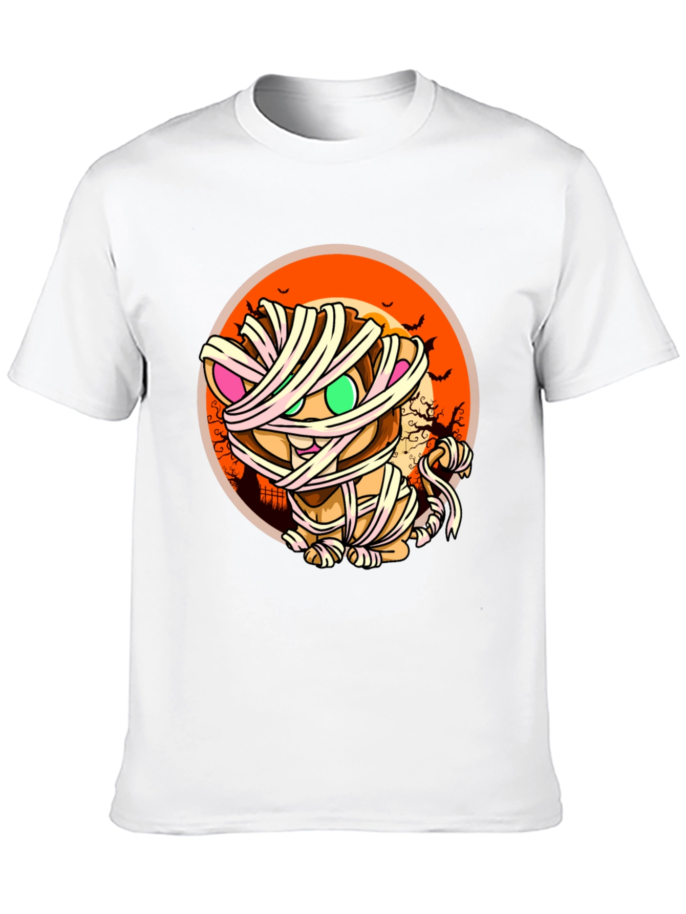 Mummy Cat T-Shirt - Halloween Design