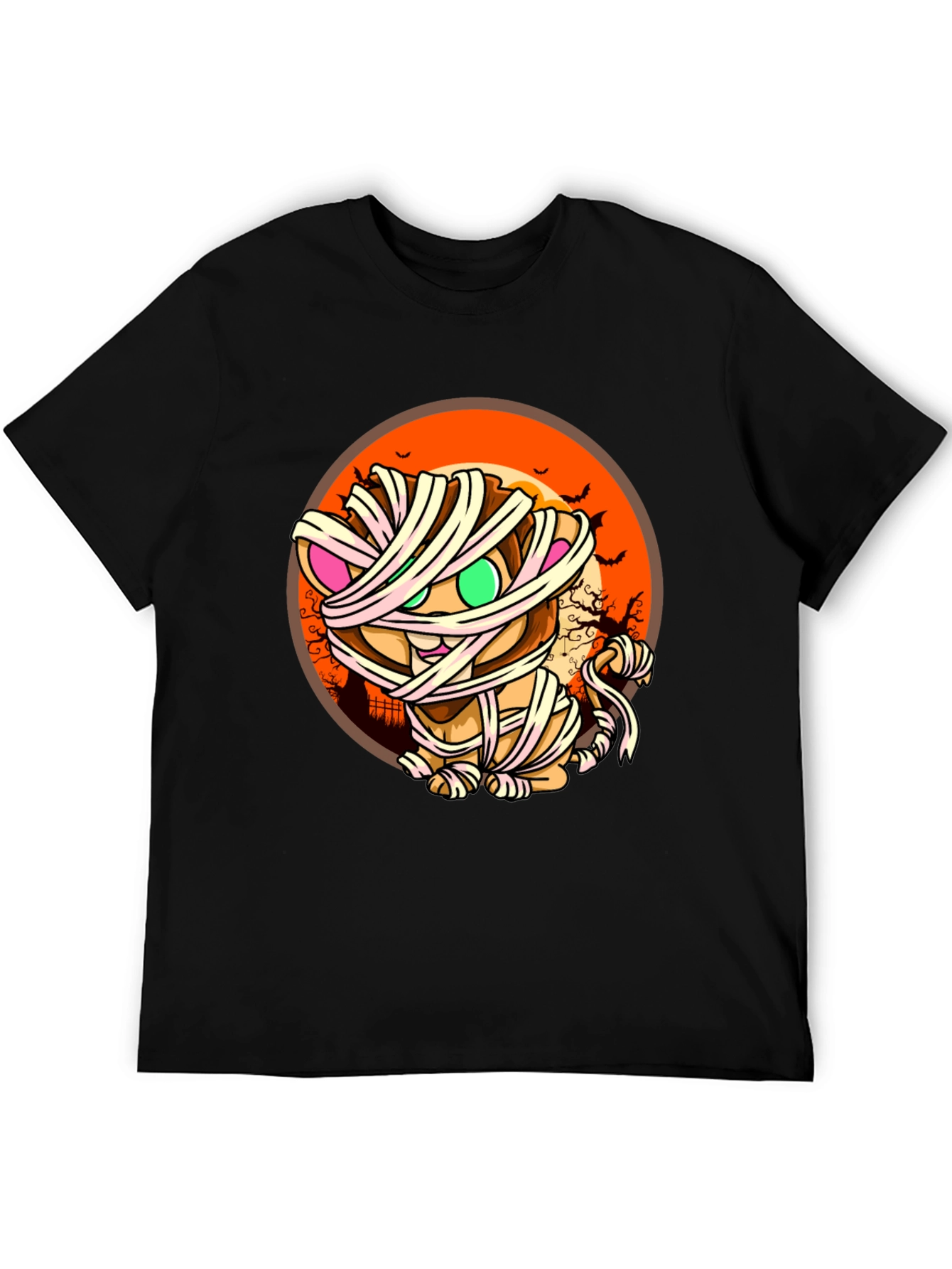 Mummy Cat T-Shirt - Halloween Design
