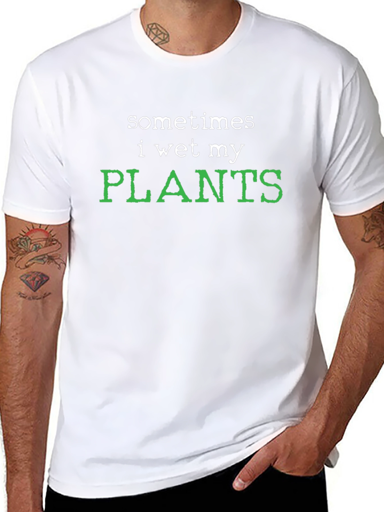 Sometimes I Wet My Plants Graphic T-Shirt