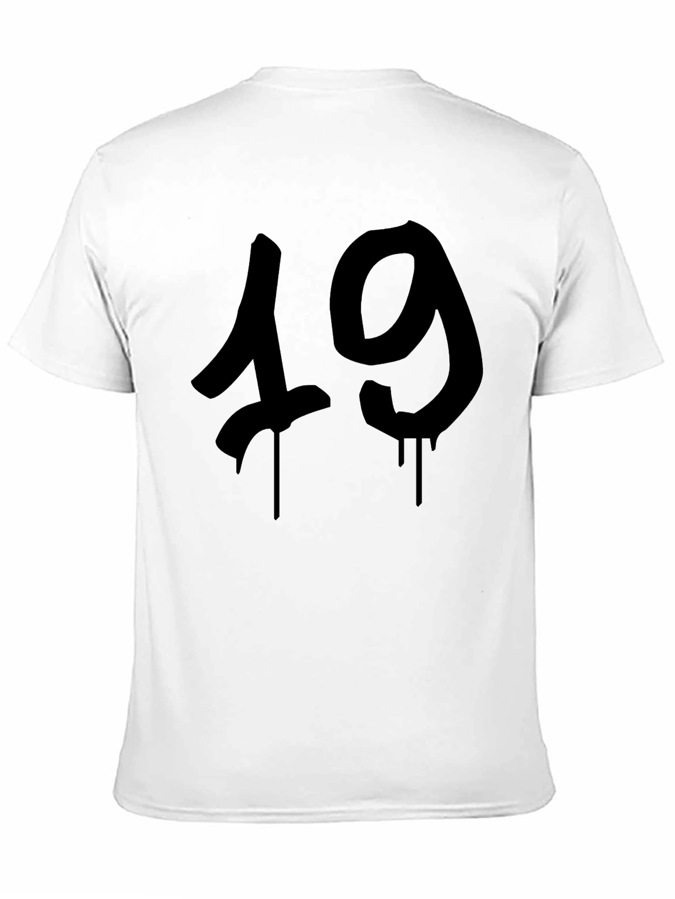 Black 19 Graphic Tee - Casual Style