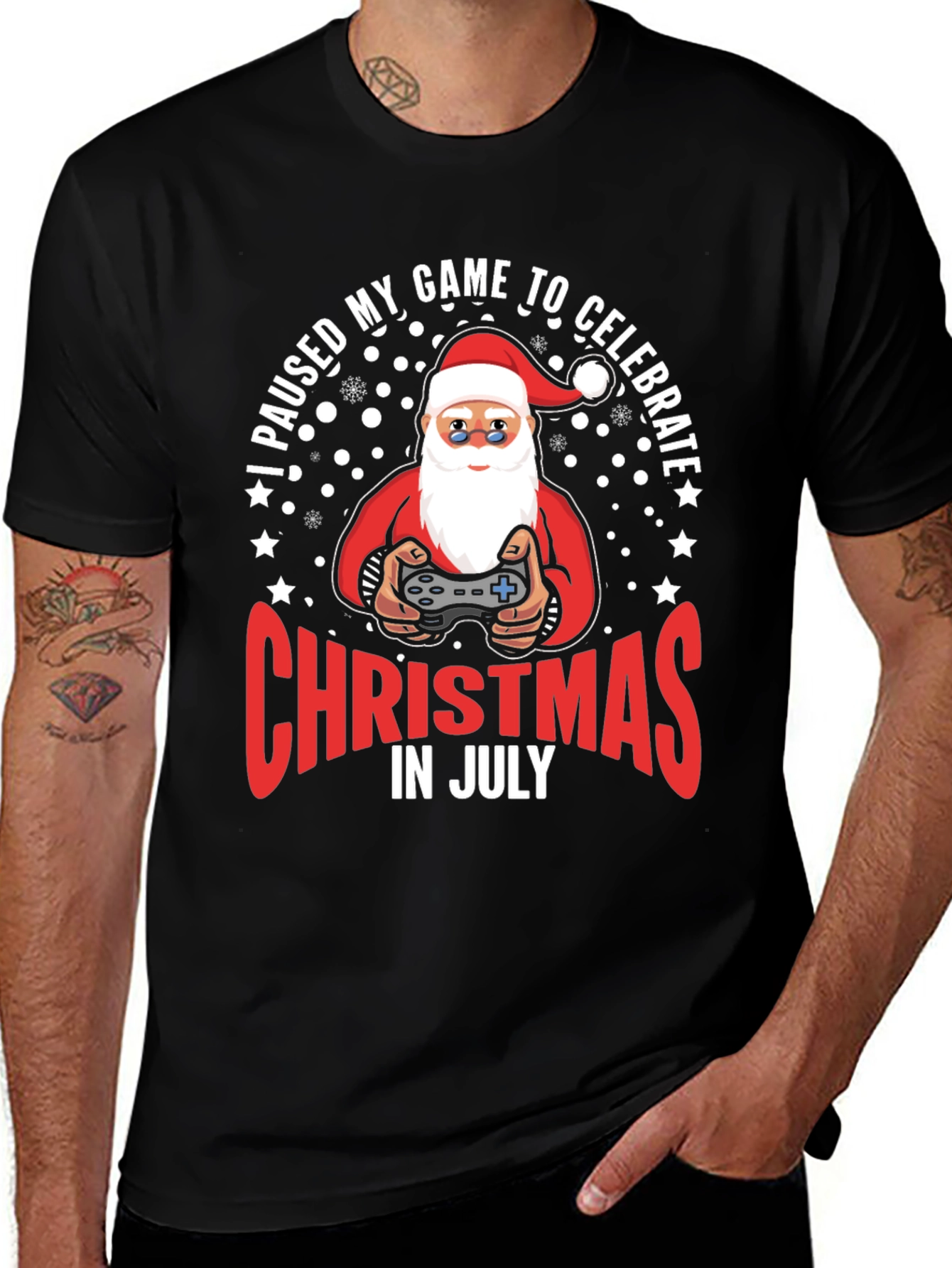 Christmas in July Gamer T-Shirt