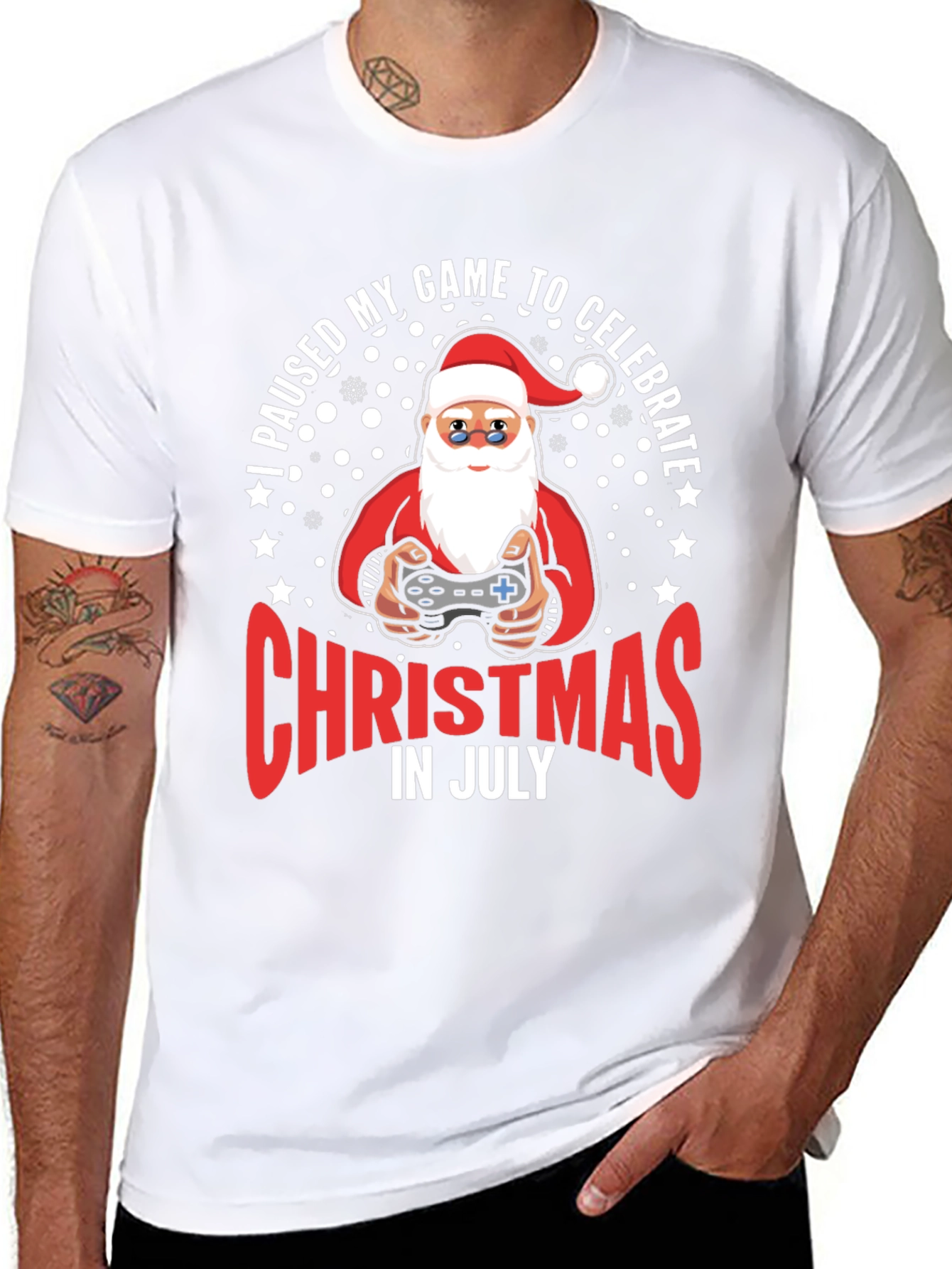 Christmas in July Gamer T-Shirt