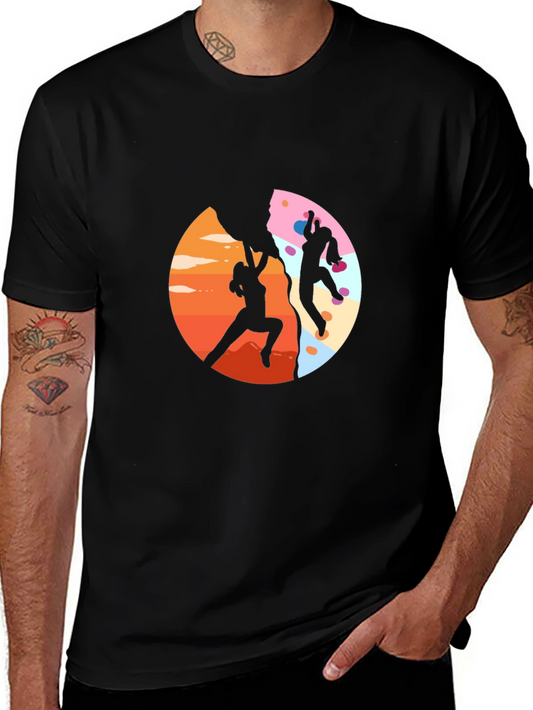 Climbing Adventure Black T-Shirt