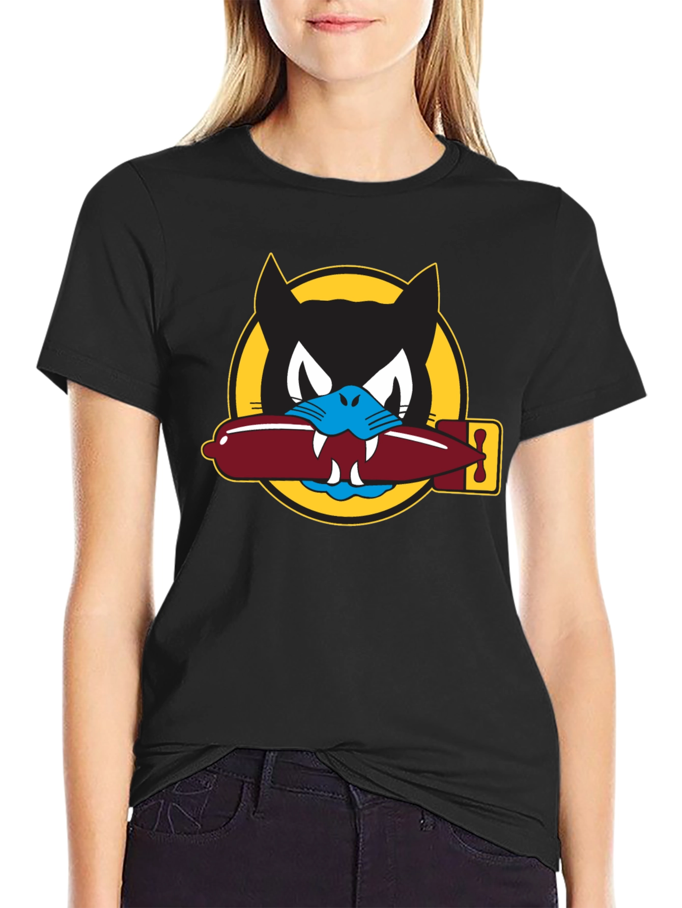 Black Cats Squadron Graphic Tee