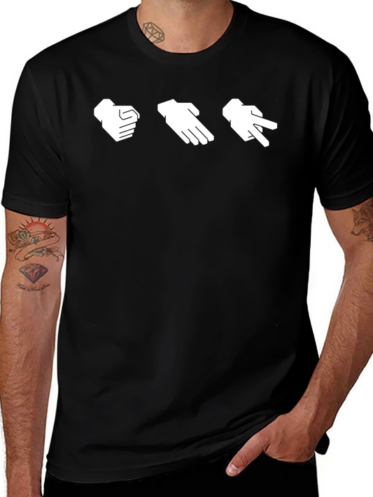 Rock Paper Scissors Graphic Tee