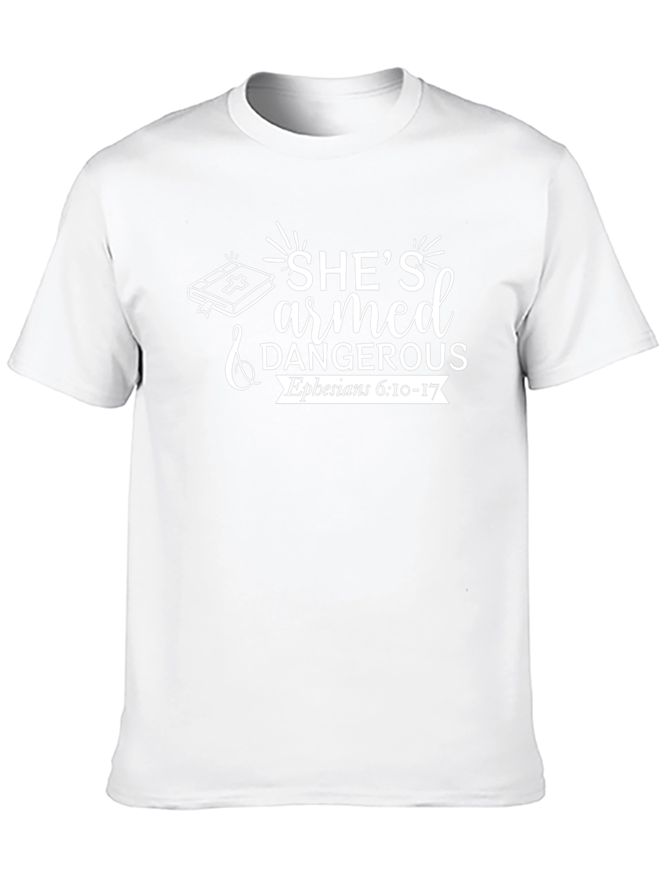 Shes Armed & Dangerous Christian T-Shirt