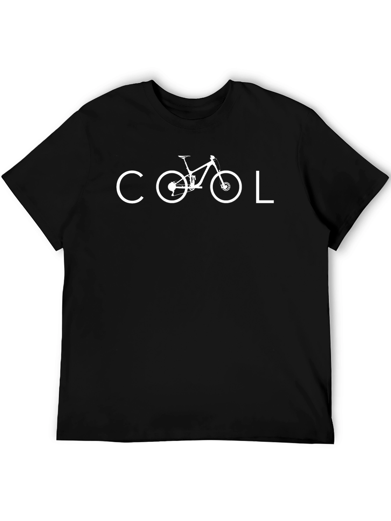 Cool Mountain Bike Graphic Tee - Black