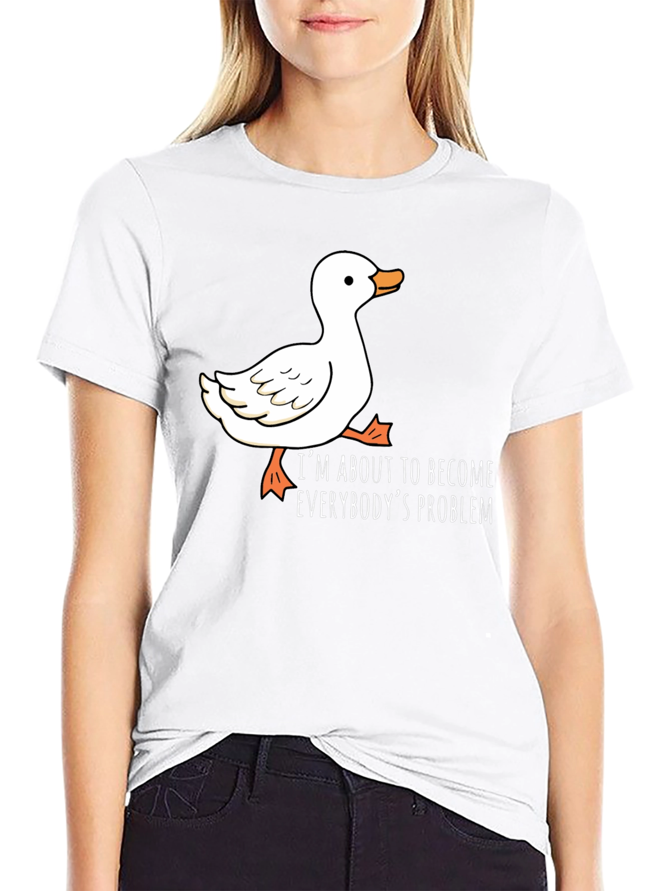 Duck About to be Everybodys Problem Graphic Tee