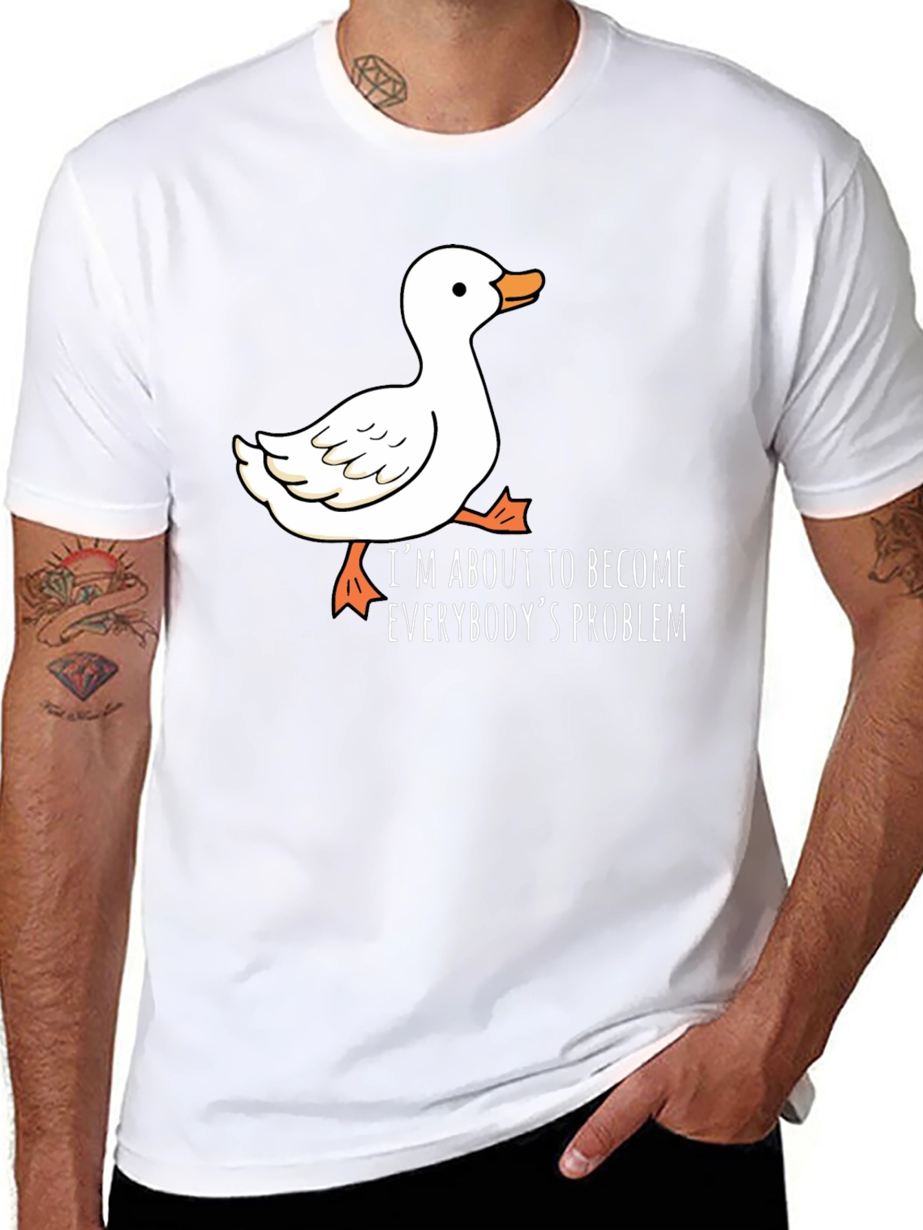 Duck About to be Everybodys Problem Graphic Tee
