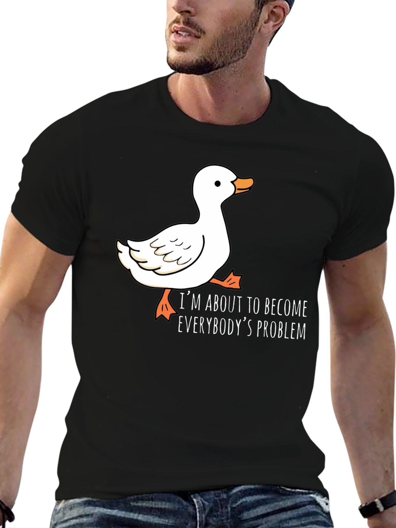 Duck About to be Everybodys Problem Graphic Tee
