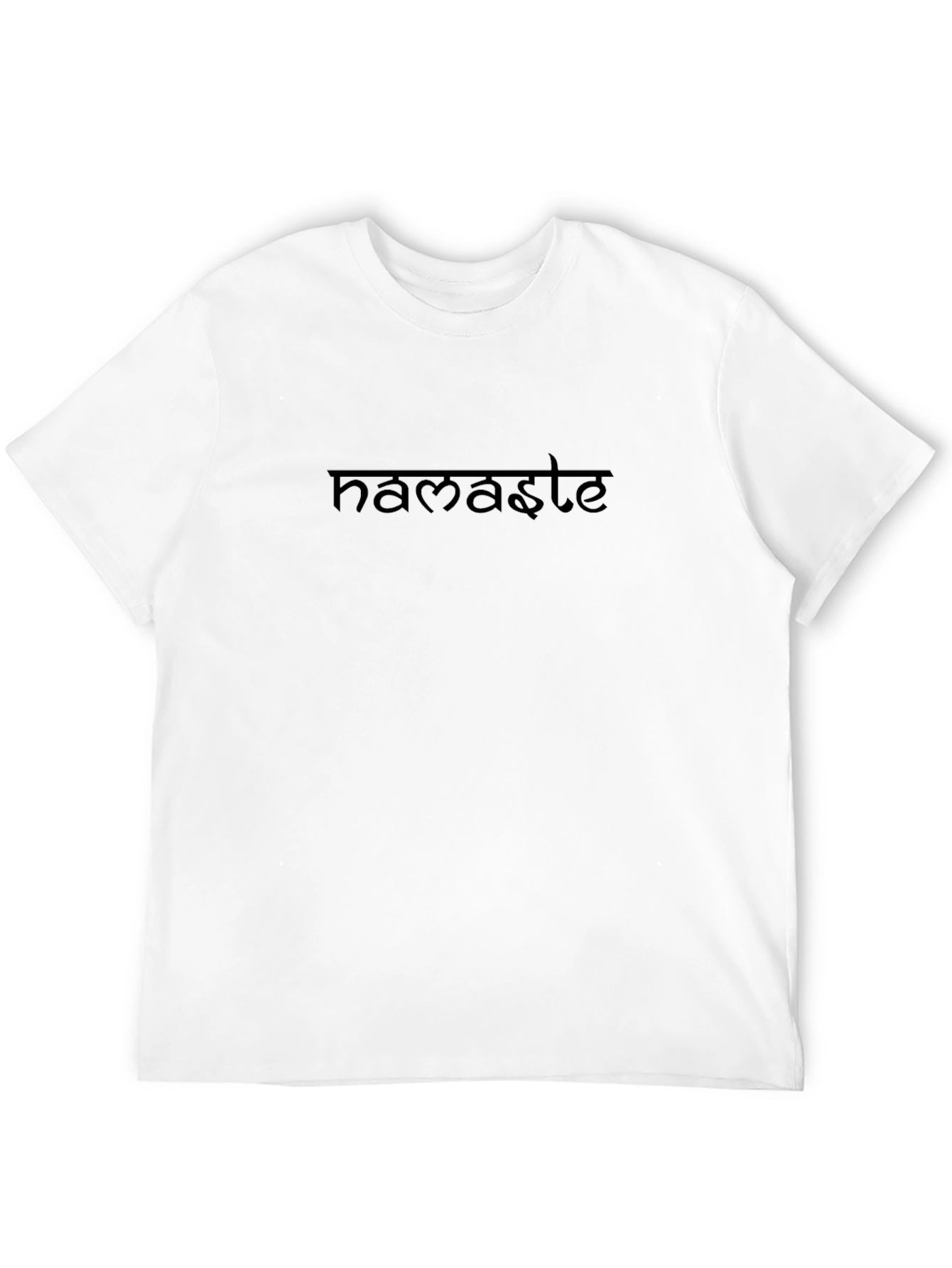Namaste Graphic Print Black T-Shirt