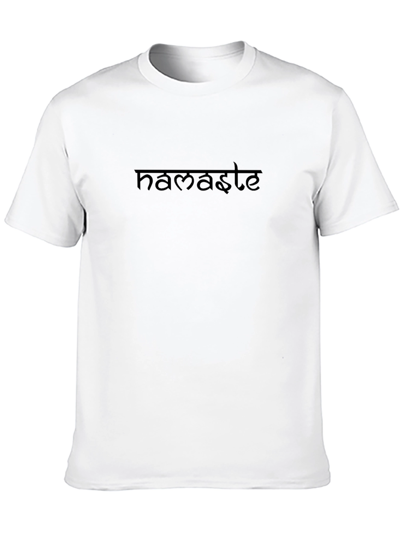 Namaste Graphic Print Black T-Shirt